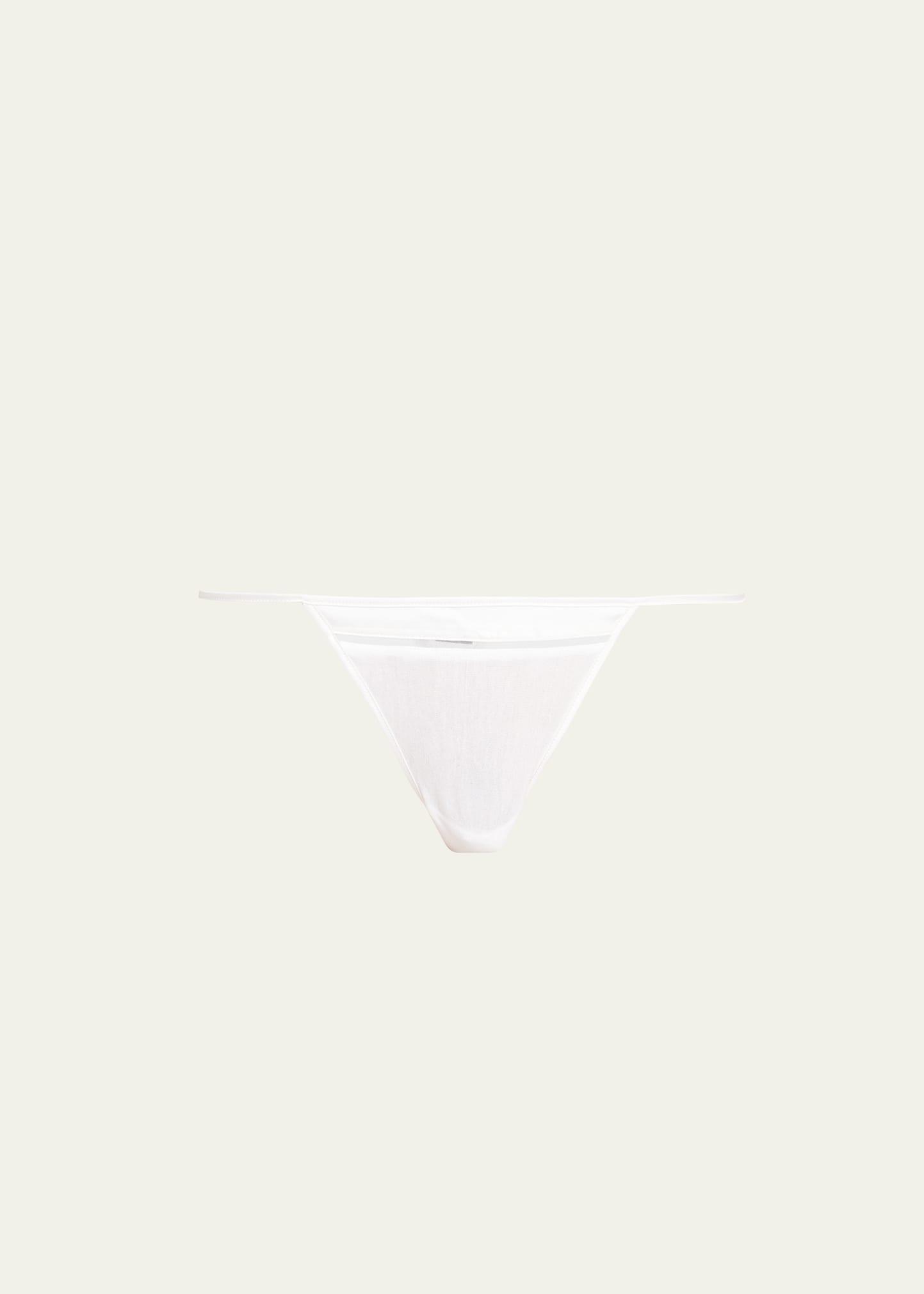 Intime Mesh-Inset Thong Product Image