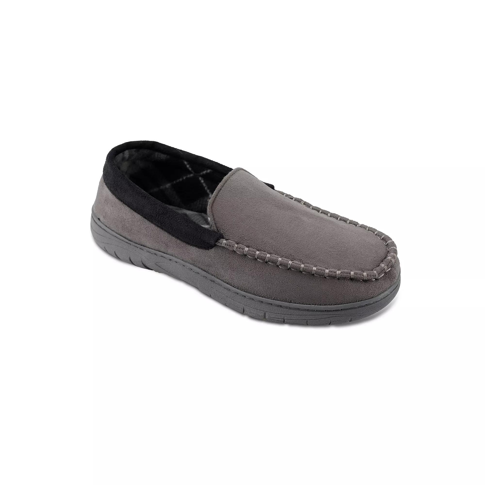 Wembley Men's Fleece Lined Moccasin Slippers,  Product Image