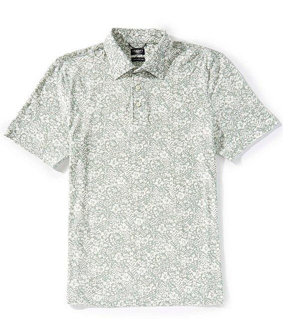 Faherty Movement Pique Short Sleeve Polo Shirt Product Image