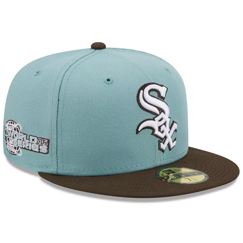 Men's New Era Light Blue/Brown Chicago White Sox 2005 World Series Beach Kiss 59FIFTY Fitted Hat,  Product Image