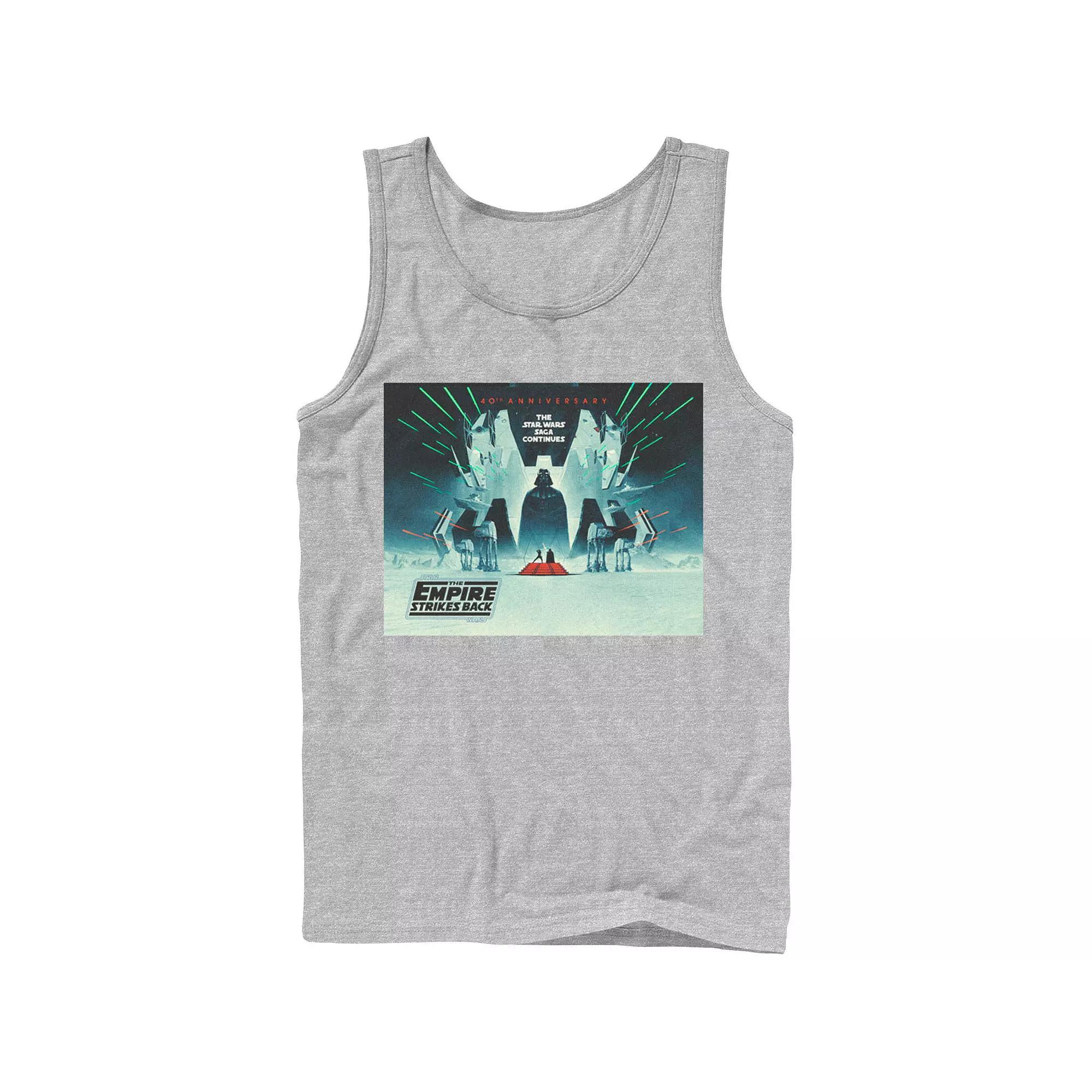 Men's Star Wars: The Empire Strikes Back 40th Anniversary Poster Tank Top,  Product Image