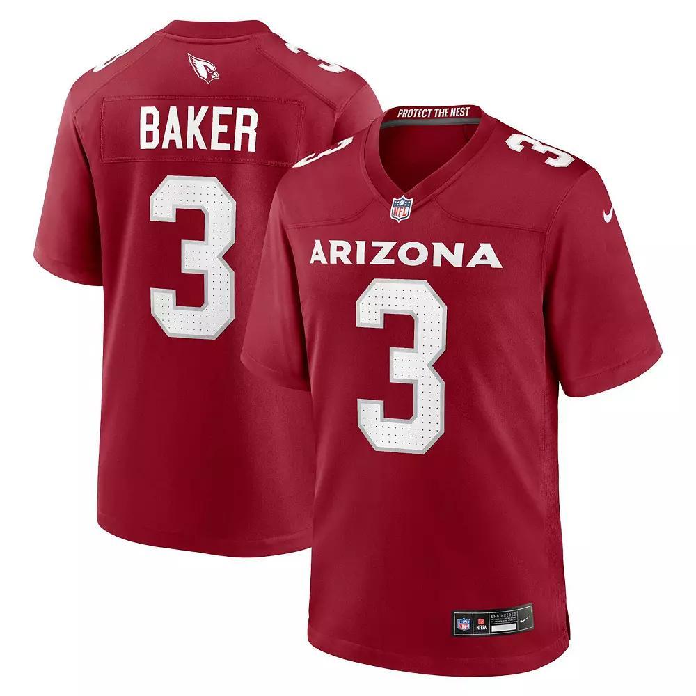 Men's Nike Budda Baker Cardinal Arizona Cardinals Game Player Jersey,  Product Image
