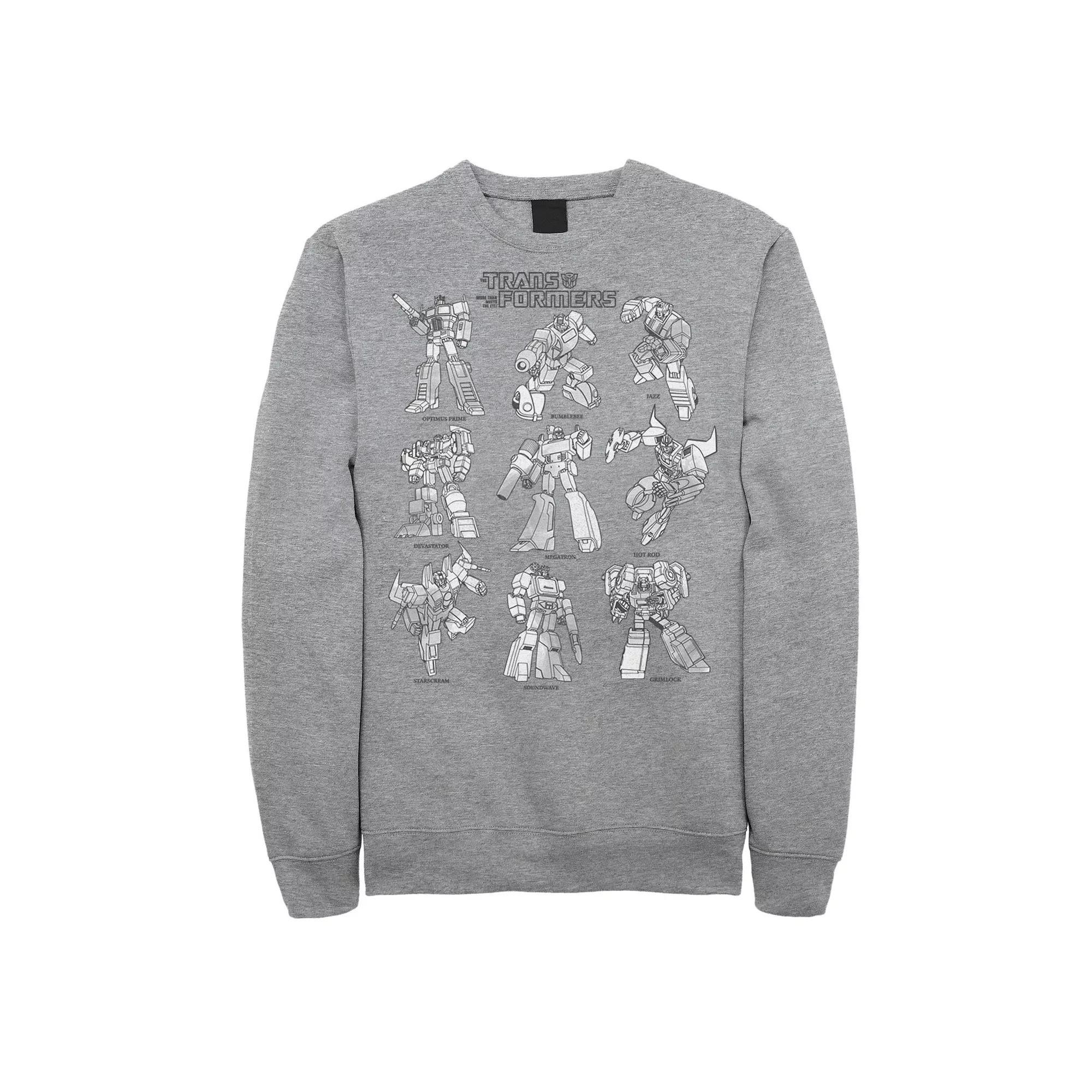 Men's Transformers Sketches Stack Sweatshirt,  Product Image