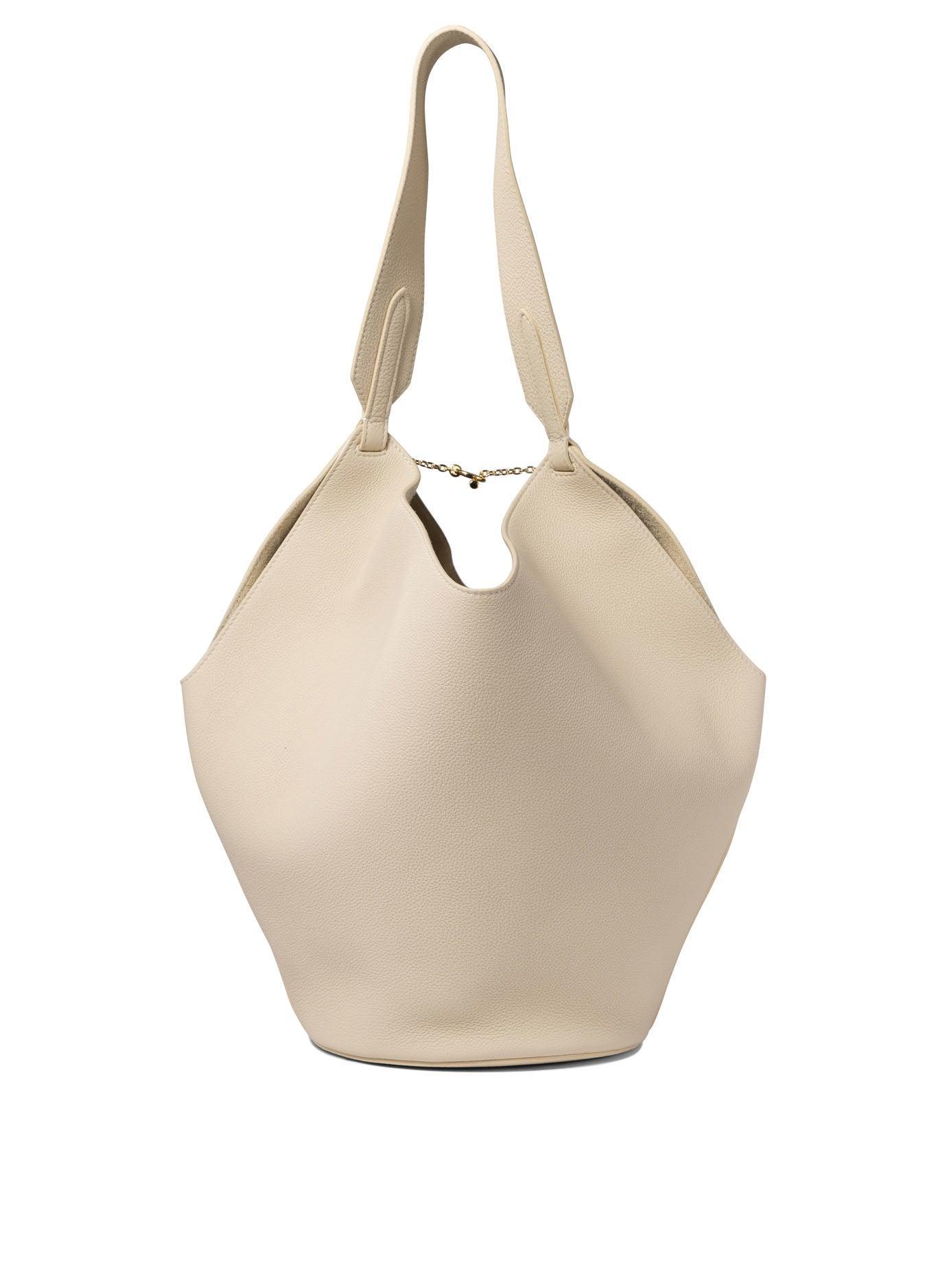 KHAITE Women's Shoulder Bags In White Product Image