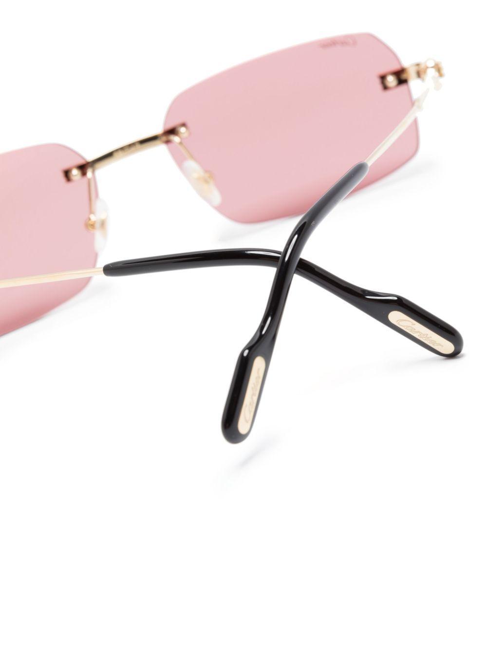 rectangle-frame sunglasses Product Image