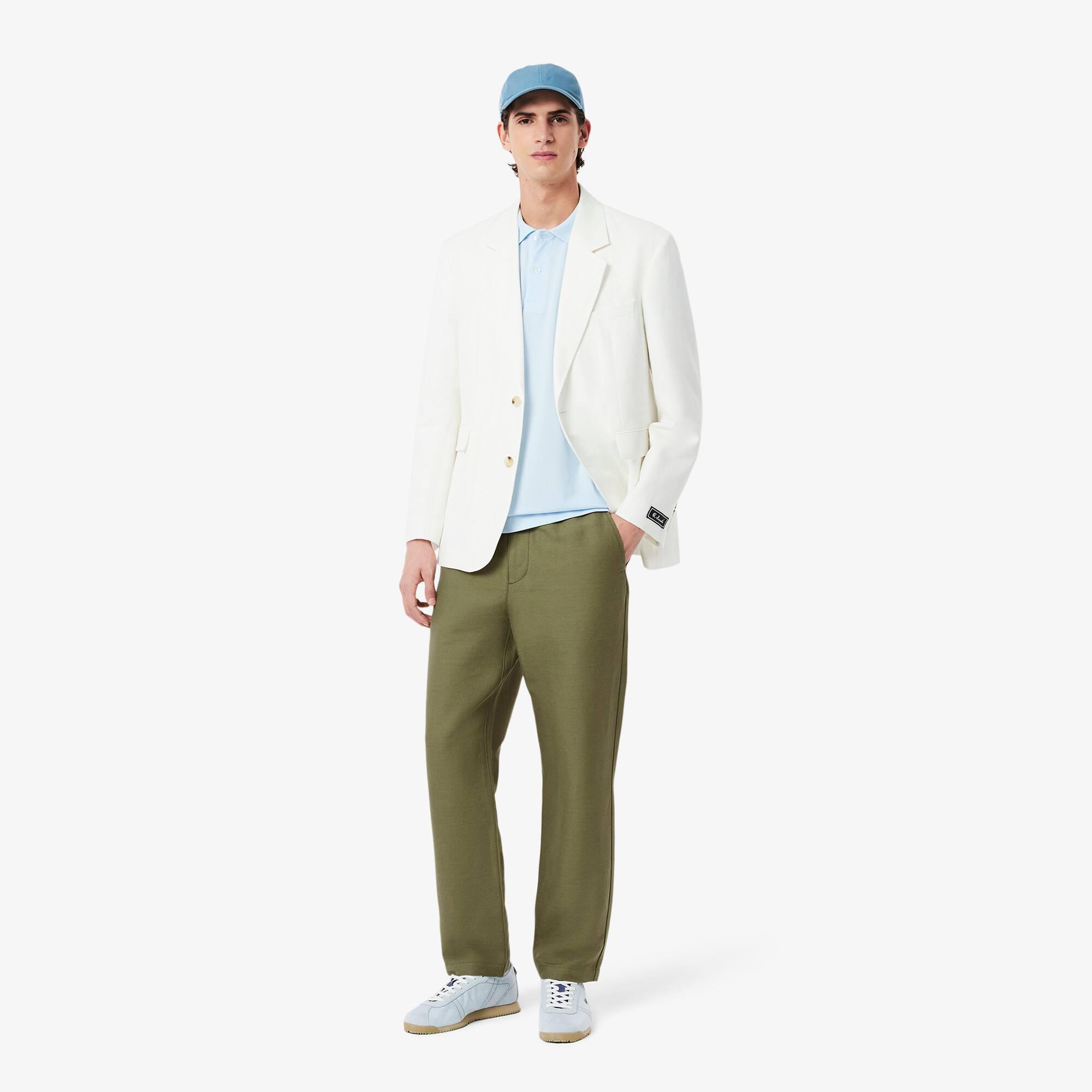 Regular Fit Linen Twill Pants Product Image