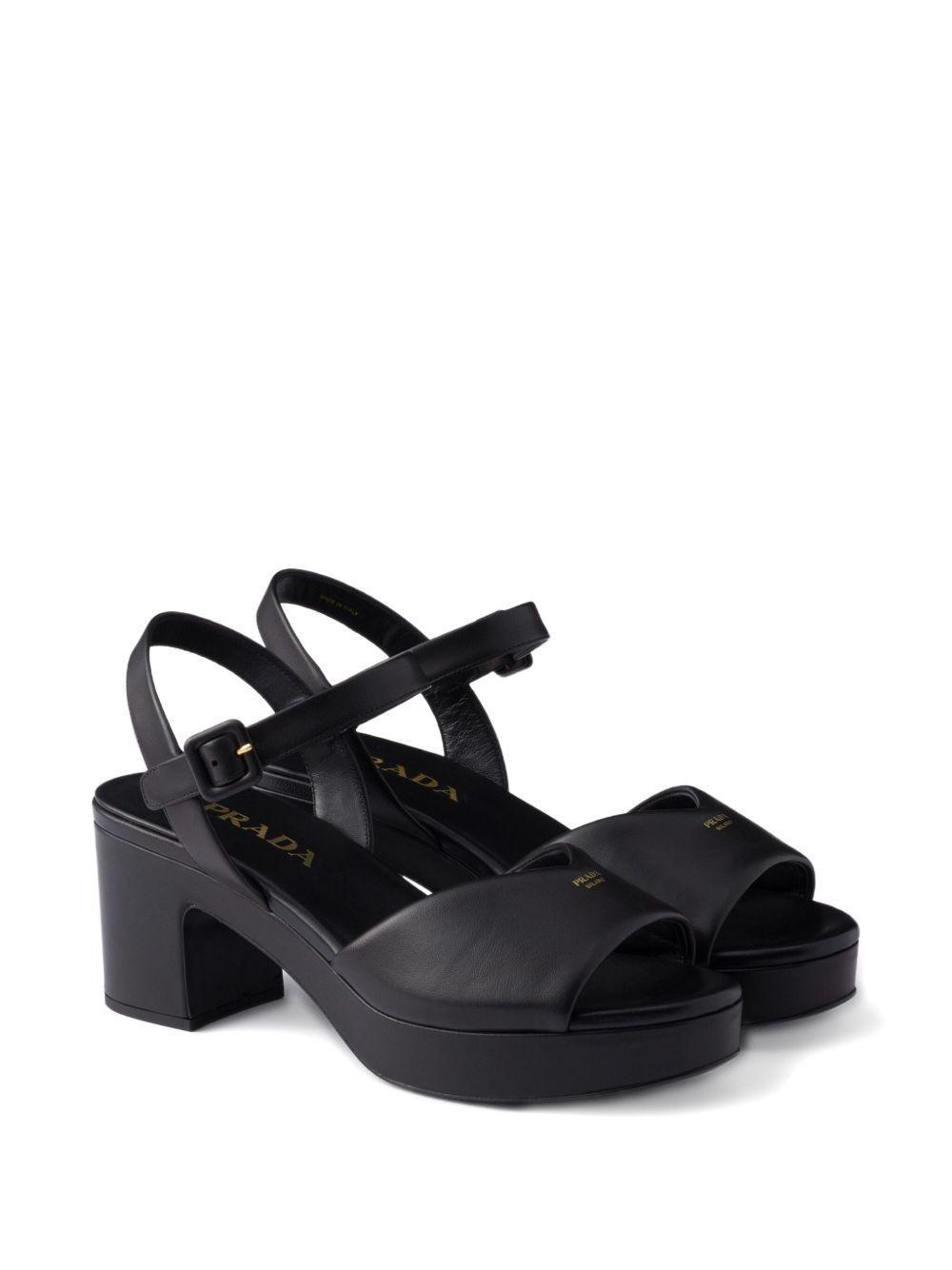 65mm buckle-strap platform sandals Product Image