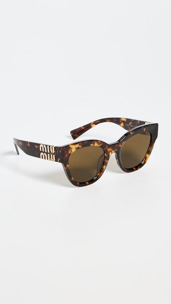 Miu Miu Glimpse Sunglasses | Shopbop Product Image