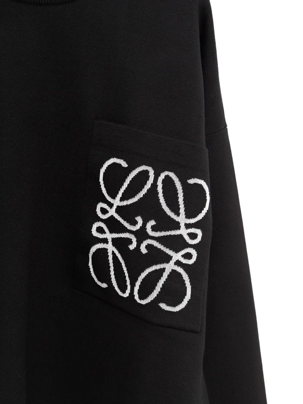 embroidered logo sweatshirt Product Image