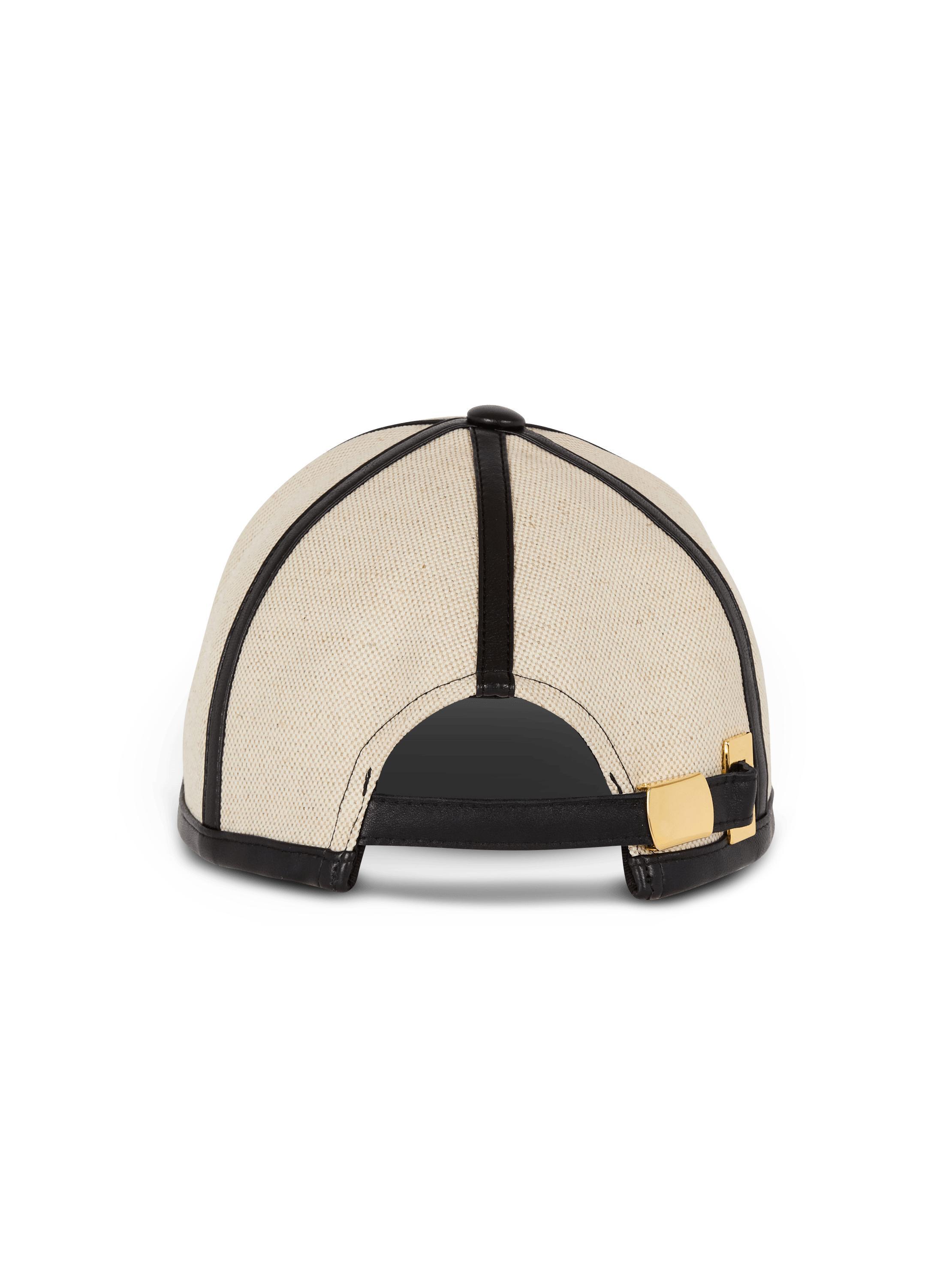 Canvas cap with Balmain Couture label Product Image