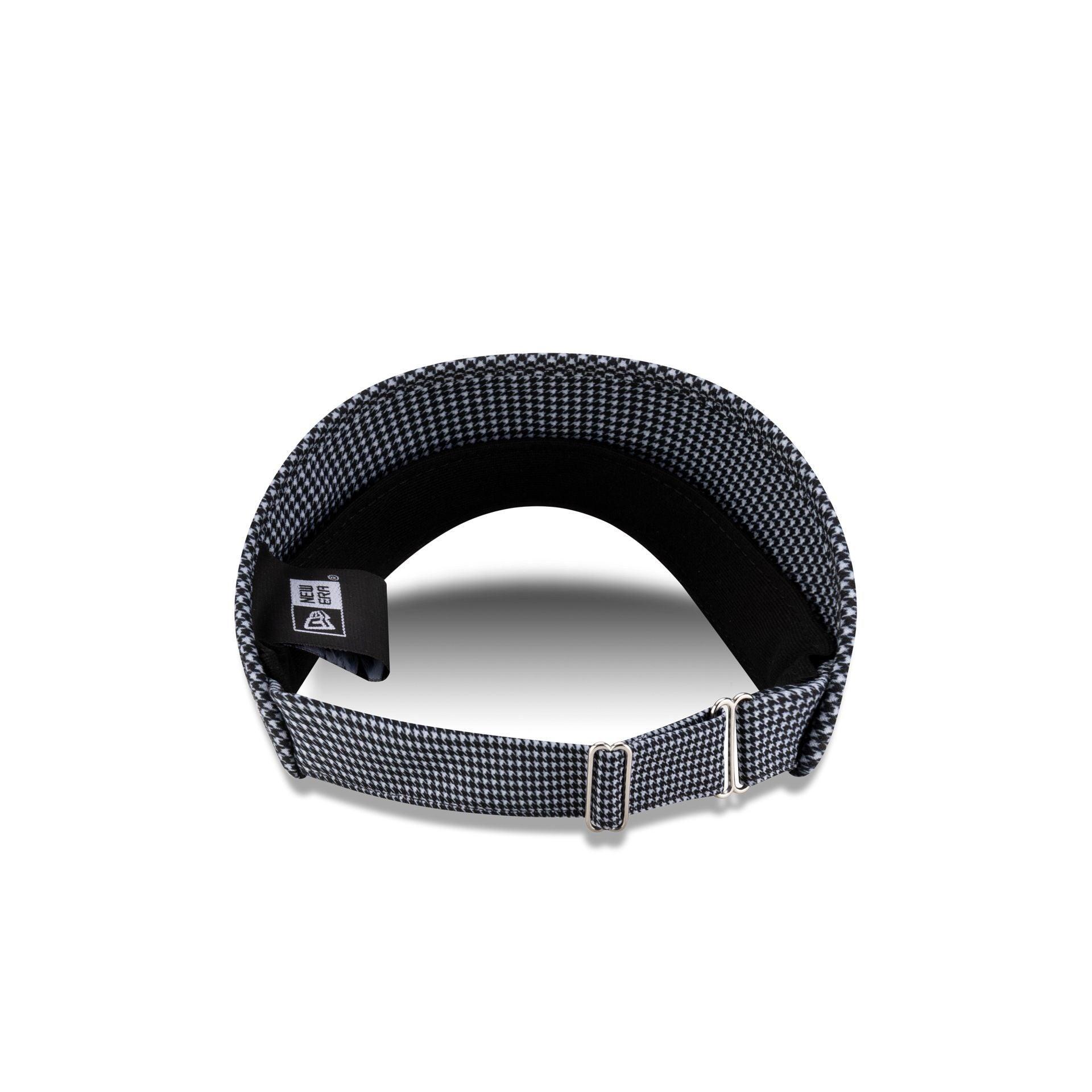 New Era Cap Houndstooth Black Visor Adjustable Hat Male Product Image