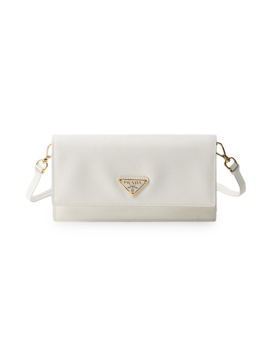 Womens Saffiano Leather Mini Pouch Product Image