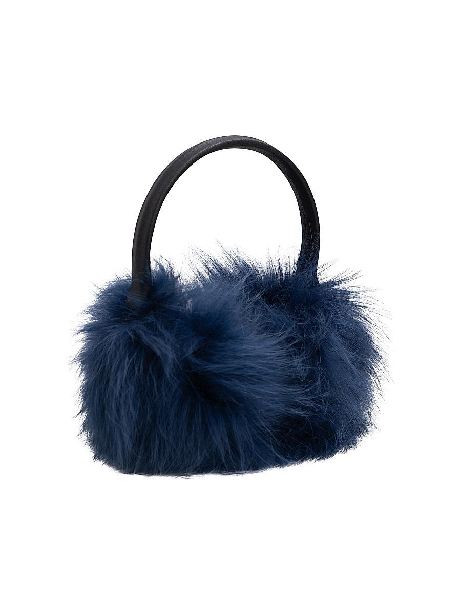 Womens Select Lamb Earmuffs with Leather Frame Product Image