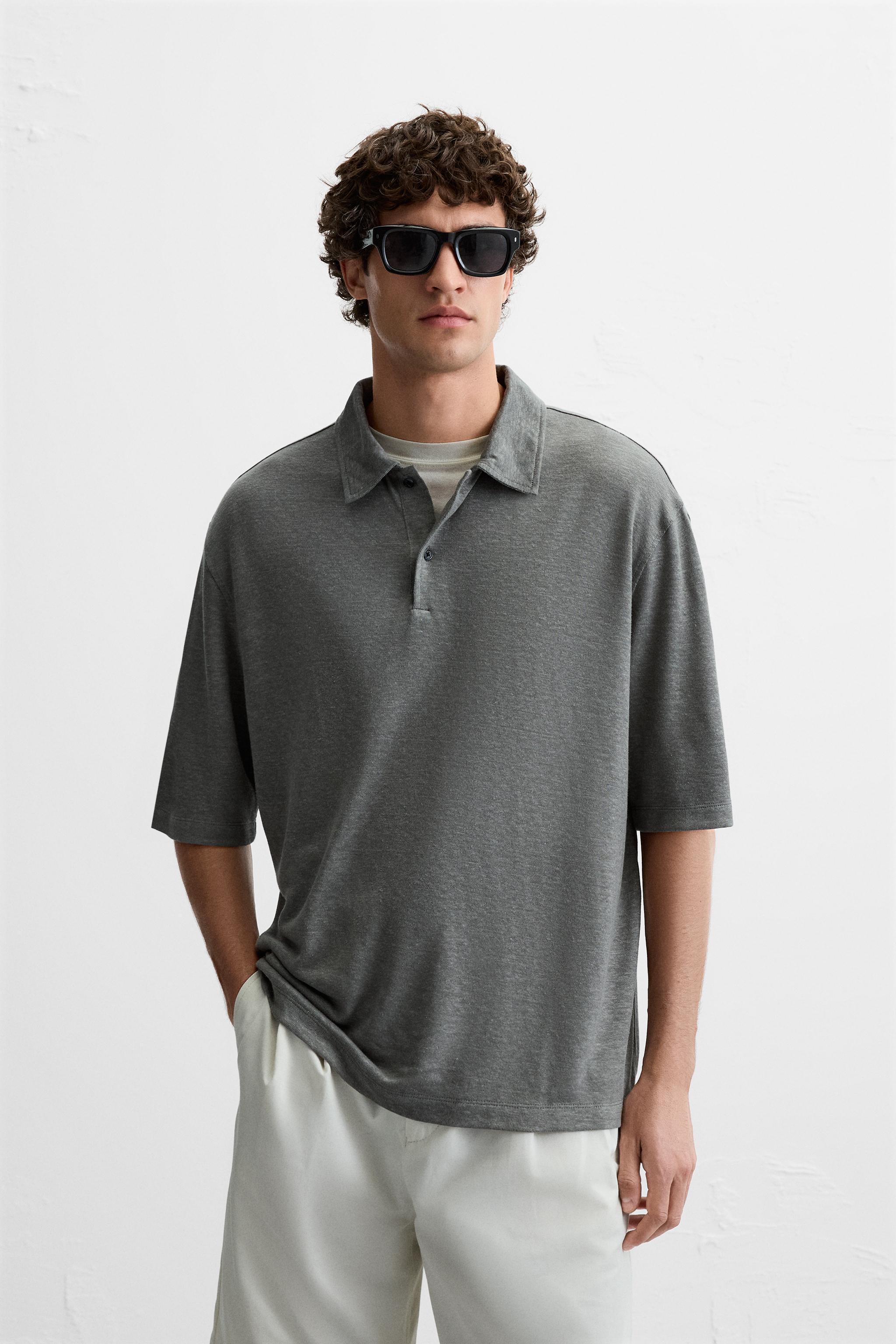 HEMP - VISCOSE POLO SHIRT Product Image