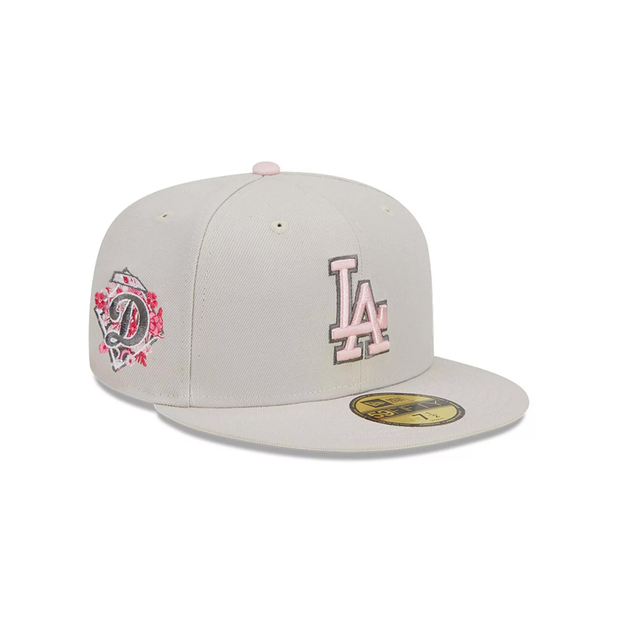 Men's New Era  Khaki Los Angeles Dodgers 2023 Mother's Day On-Field 59FIFTY Fitted Hat, Size: 8, Beig K Product Image