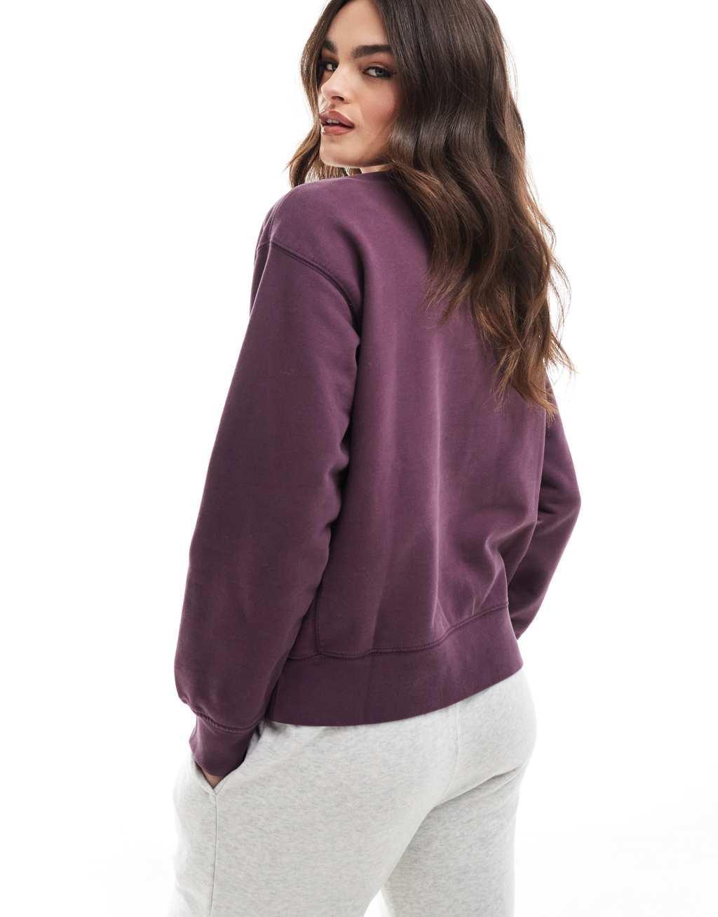 Levi's Heritage tonal varsity logo sweatshirt in purple Product Image