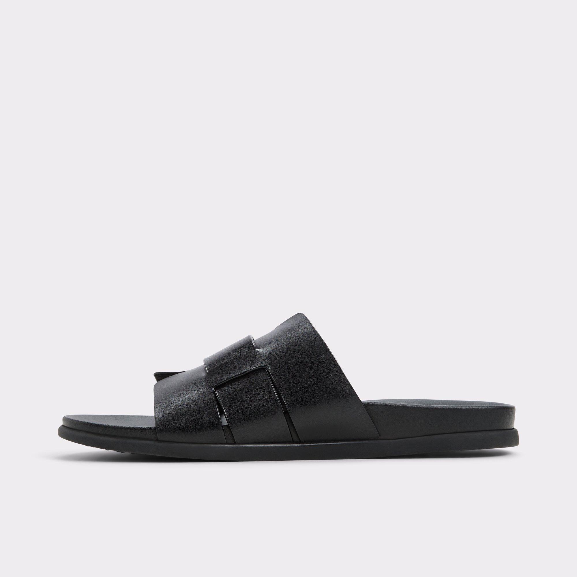 Olino Open Black Men's Slides | ALDO US Product Image