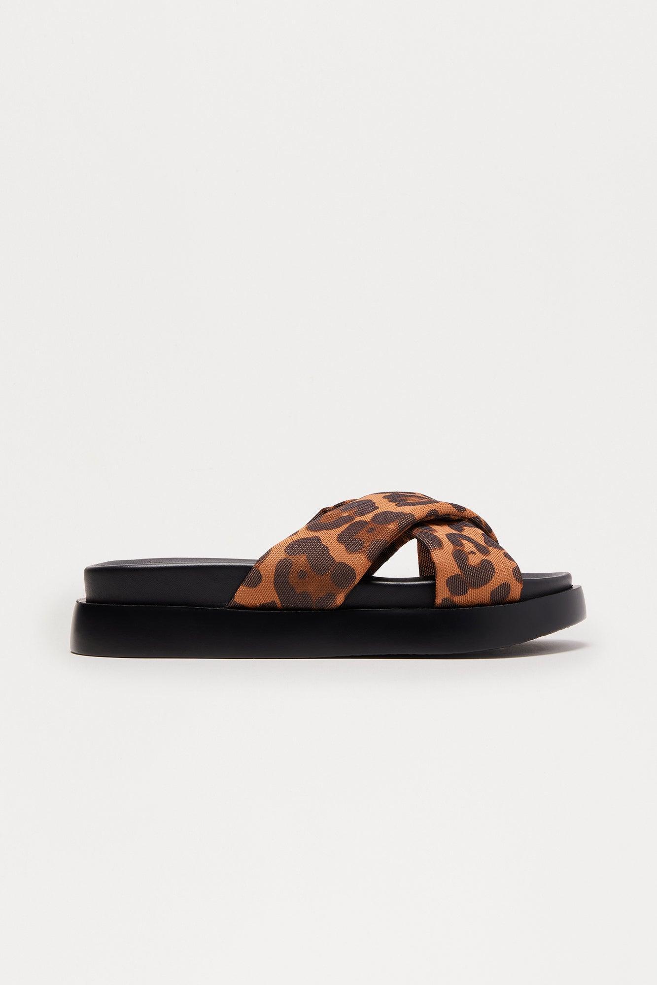 Dustin Slip On Sandals - Leopard Female Product Image