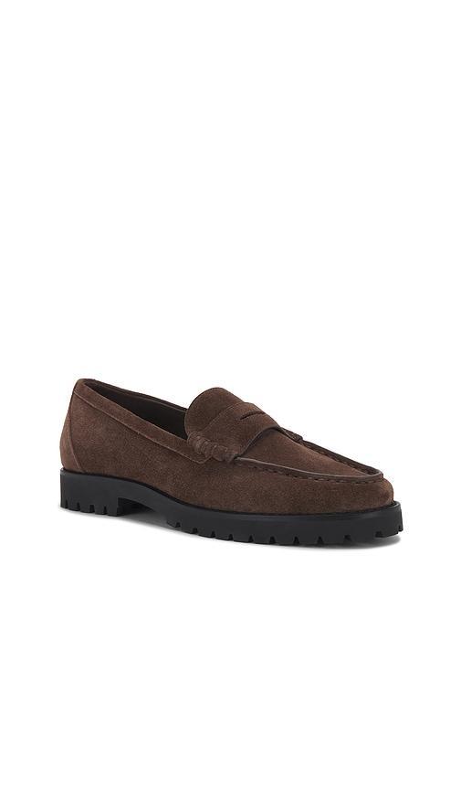 PAIGE Ellis Loafer In Chocolate Product Image