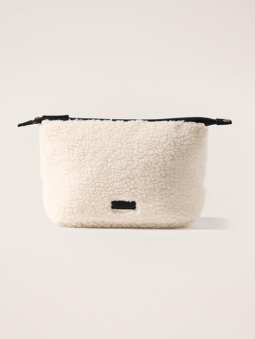 All About Shearling Large Cosmetic Pouch Product Image