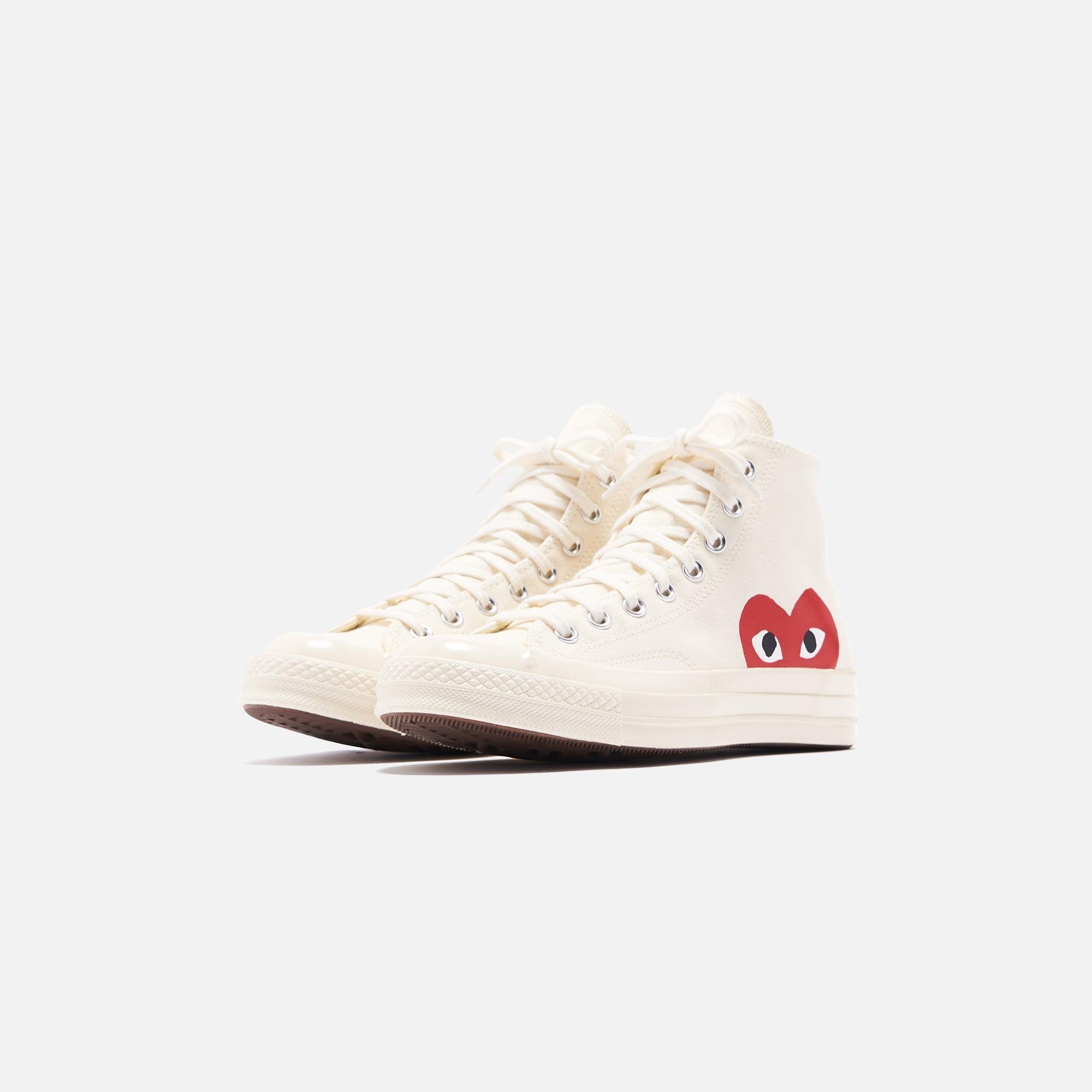 Converse x Comme des Garçons CDG Play Chuck Taylor High - Beige Male Product Image