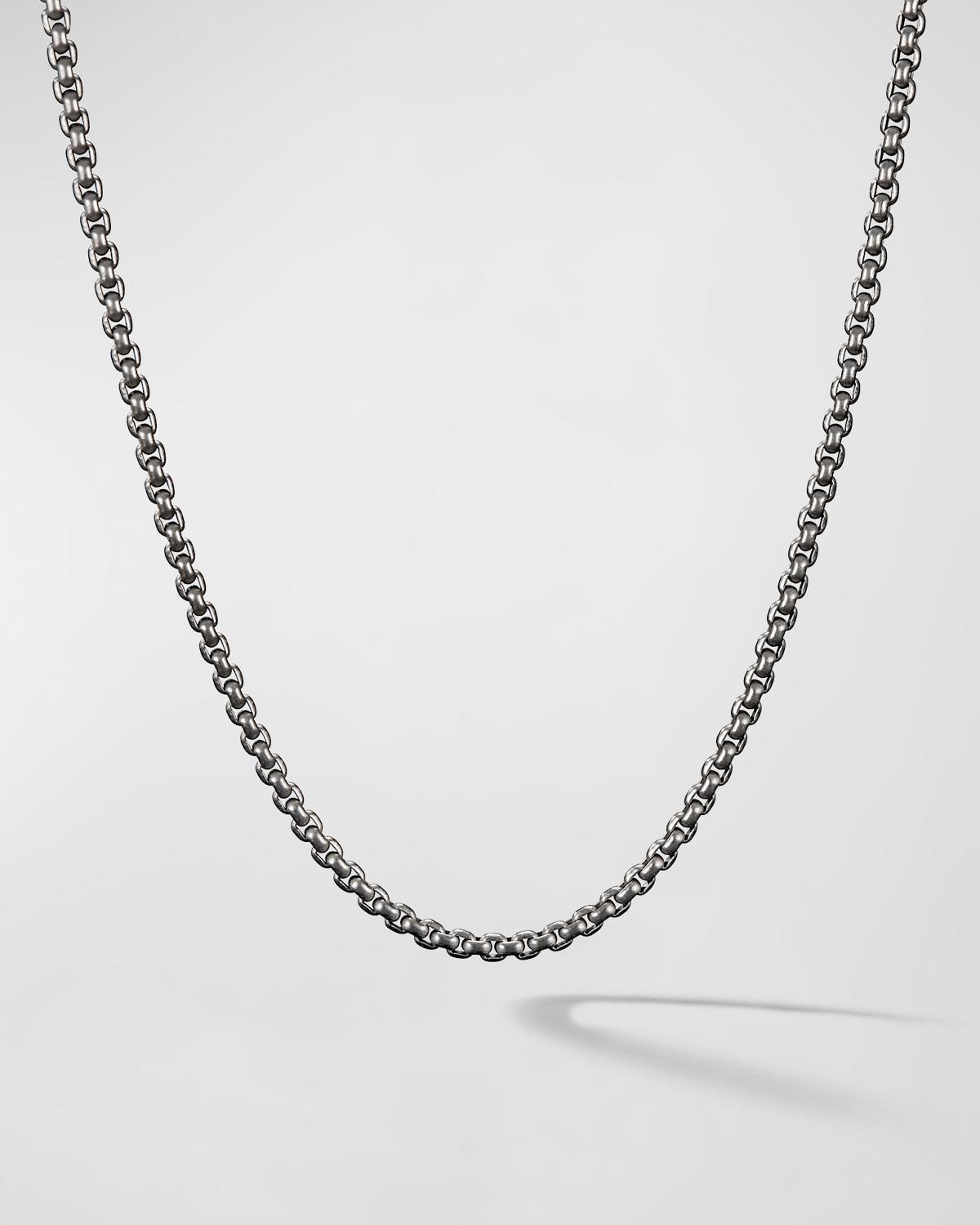 David Yurman Mens Small Box Chain Necklace 2.7mm, 26 Product Image