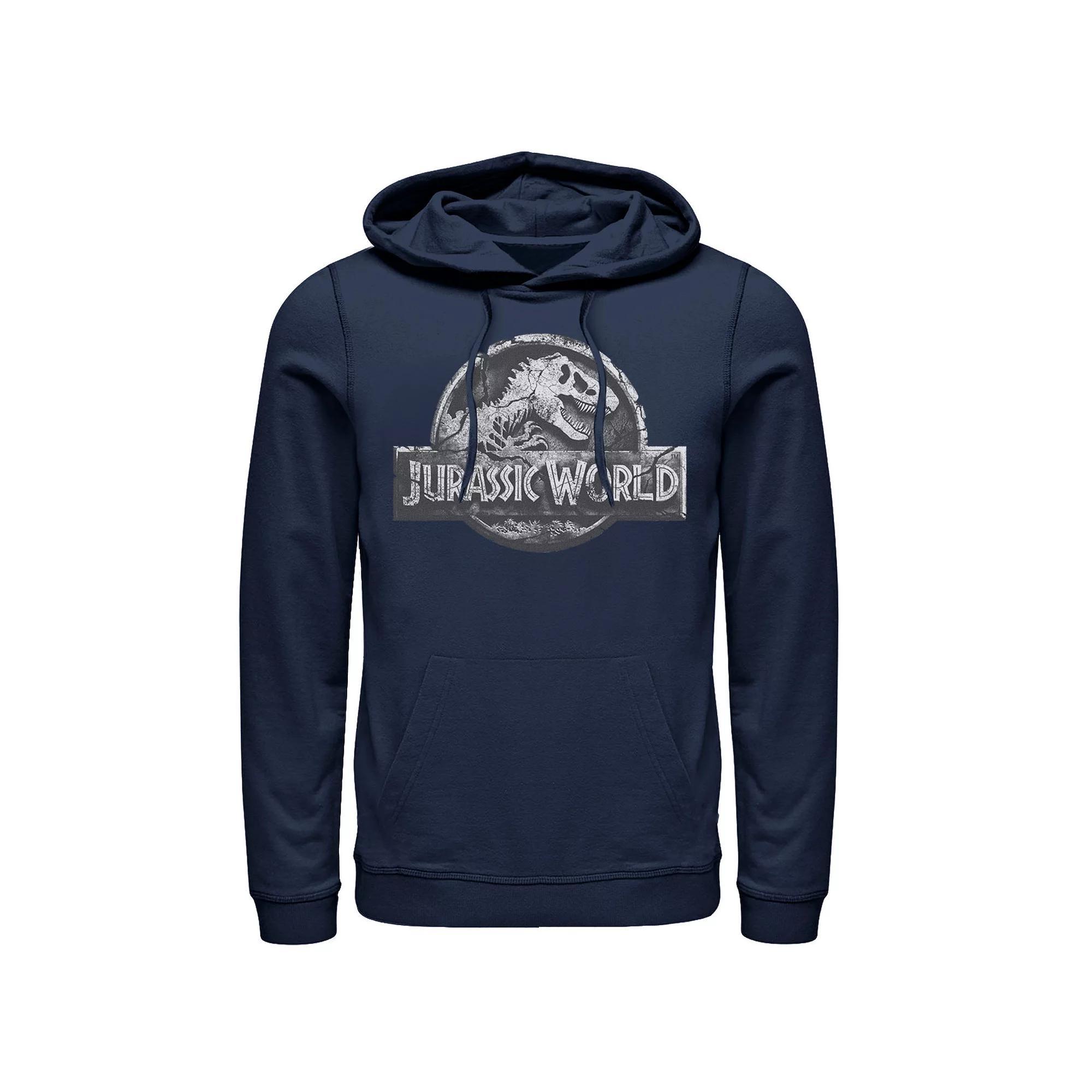 Men's Jurassic World Two Return Stone Logo Hoodie, Size: XXL, Black Product Image