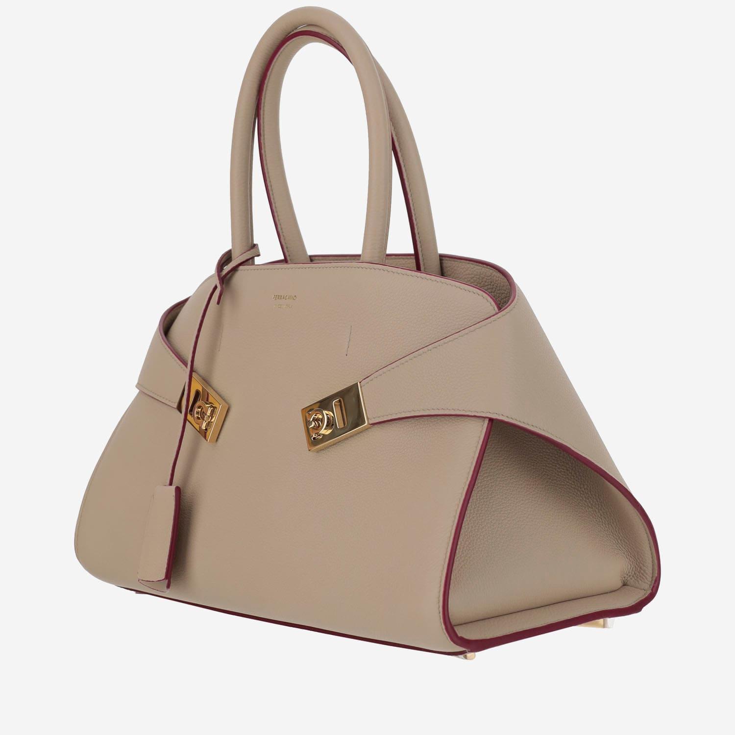 FERRAGAMO Chic Mini Shoulder Handbag In Tan Product Image