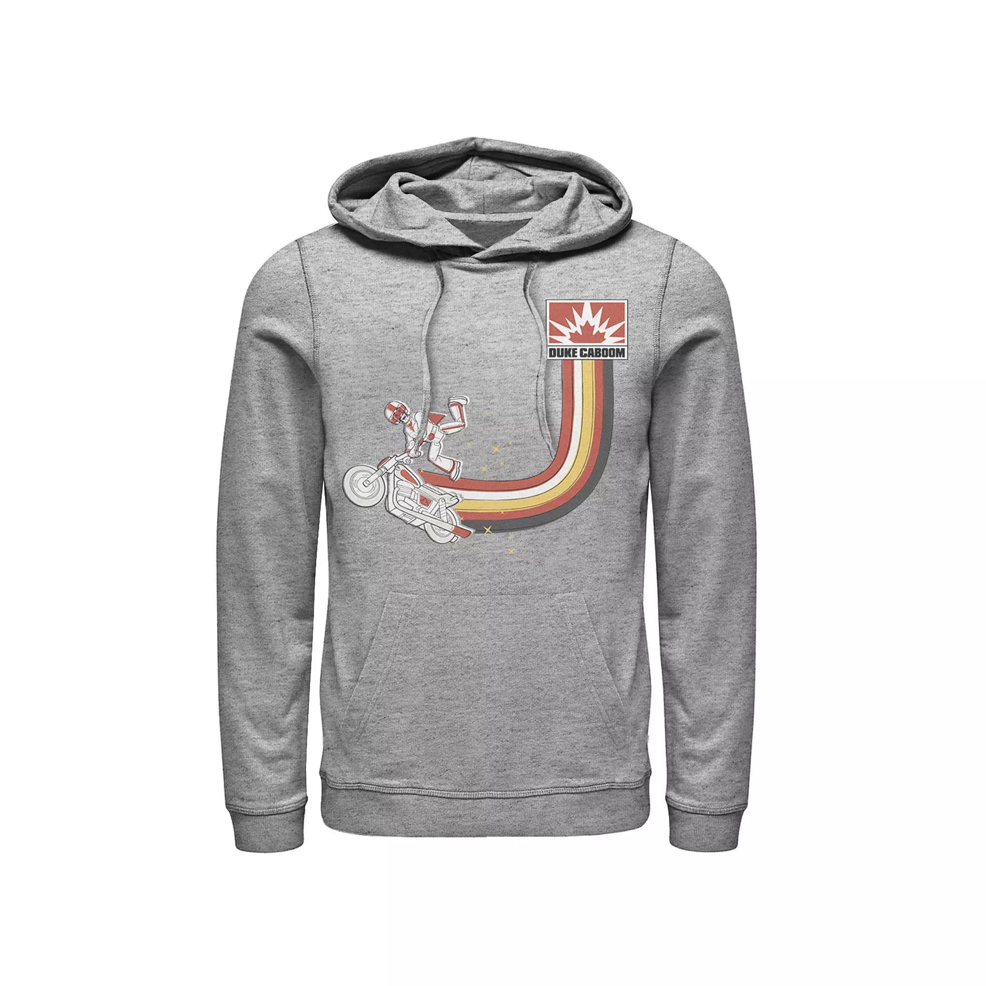 Disney / Pixar's Toy Story Duke Kaboom Men's Retro Jump Hoodie, Size: Medium, Athletic Grey Product Image