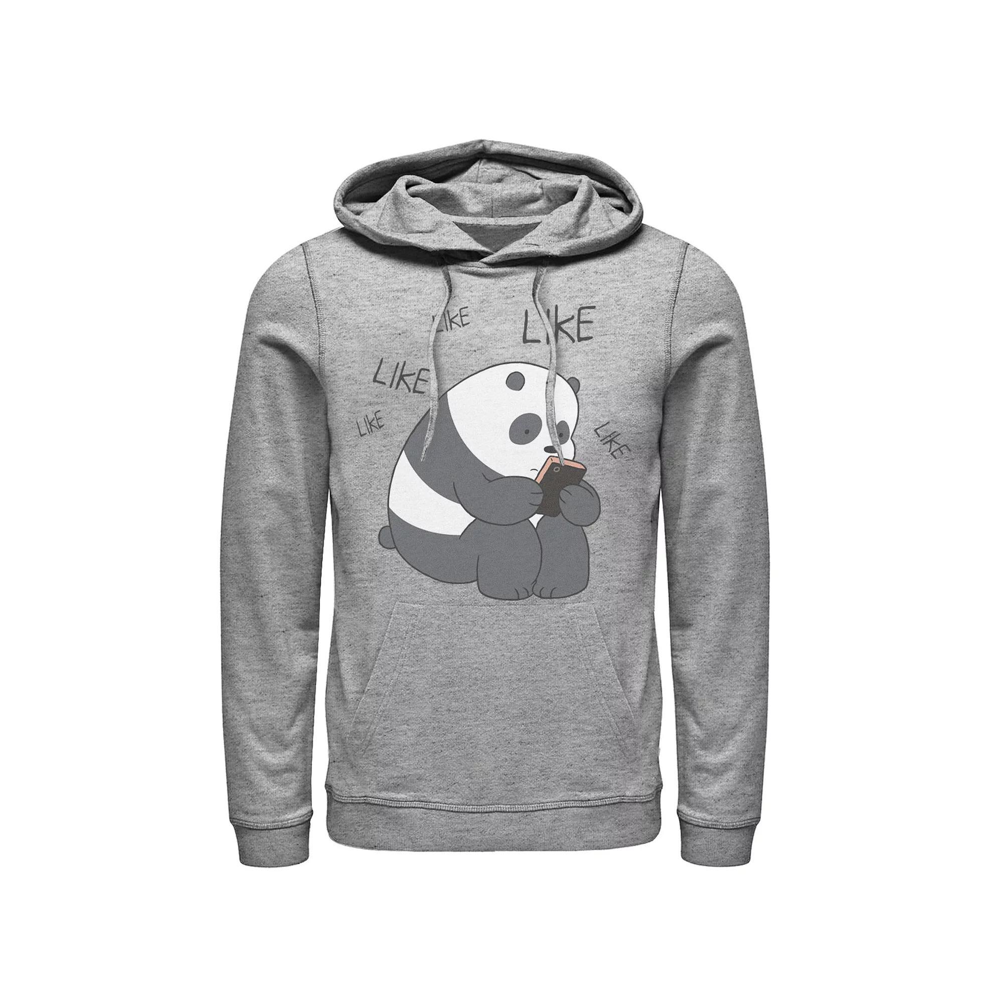 Men's Cartoon Network We Bare Bears Like Like Like Hoodie,  Product Image