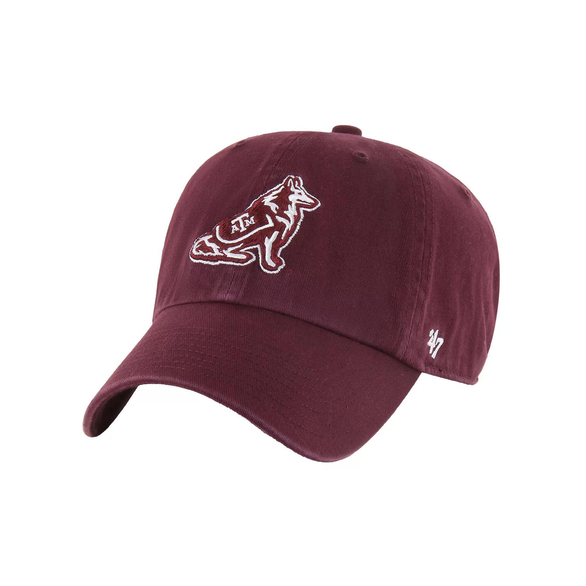 Men's '47 Maroon Texas A&M Aggies Clean Up Adjustable Hat, Red Product Image