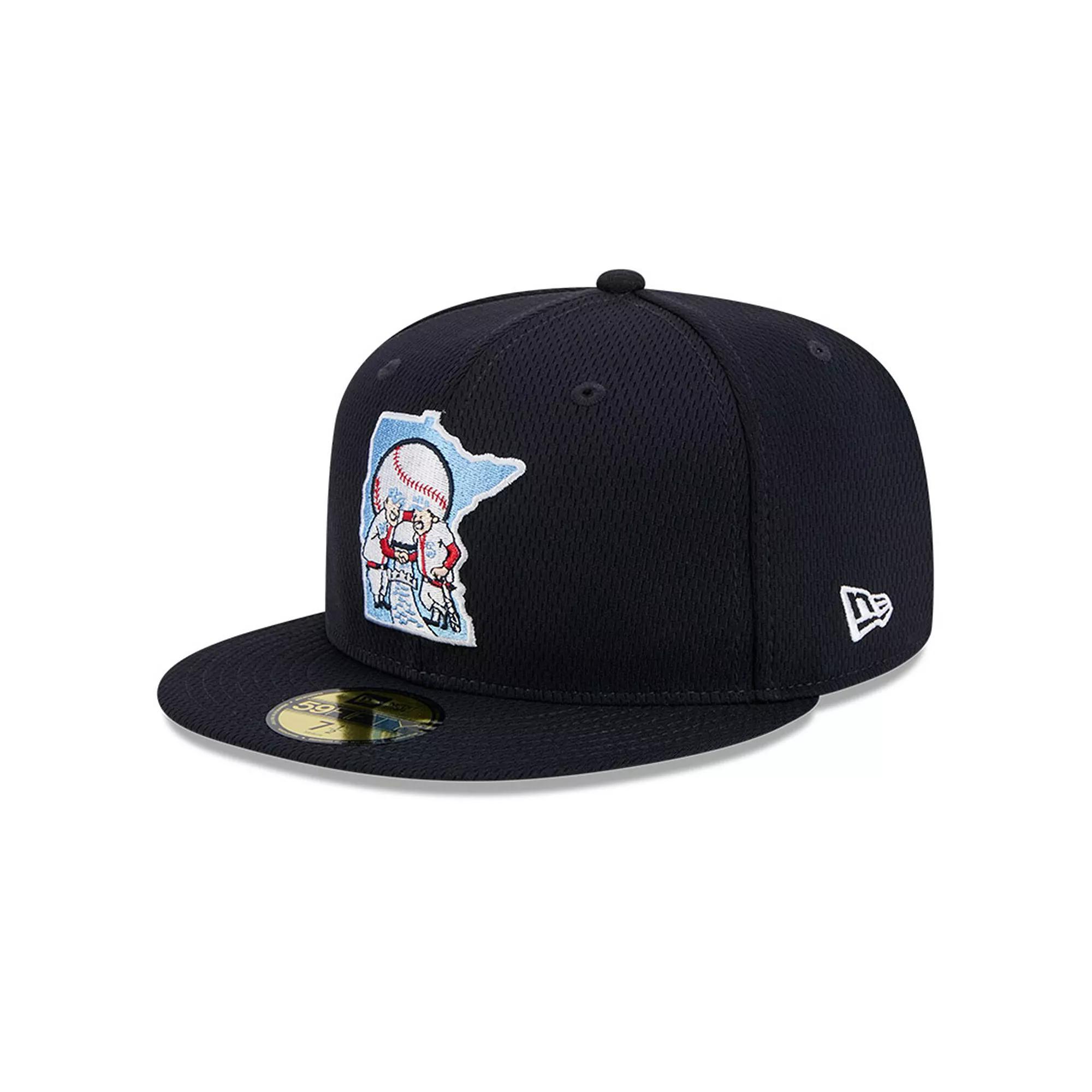 Men's New Era Navy Minnesota Twins 2025 MLB Clubhouse 59FIFTY Fitted Hat, Size: 7 1/8, Blue Product Image