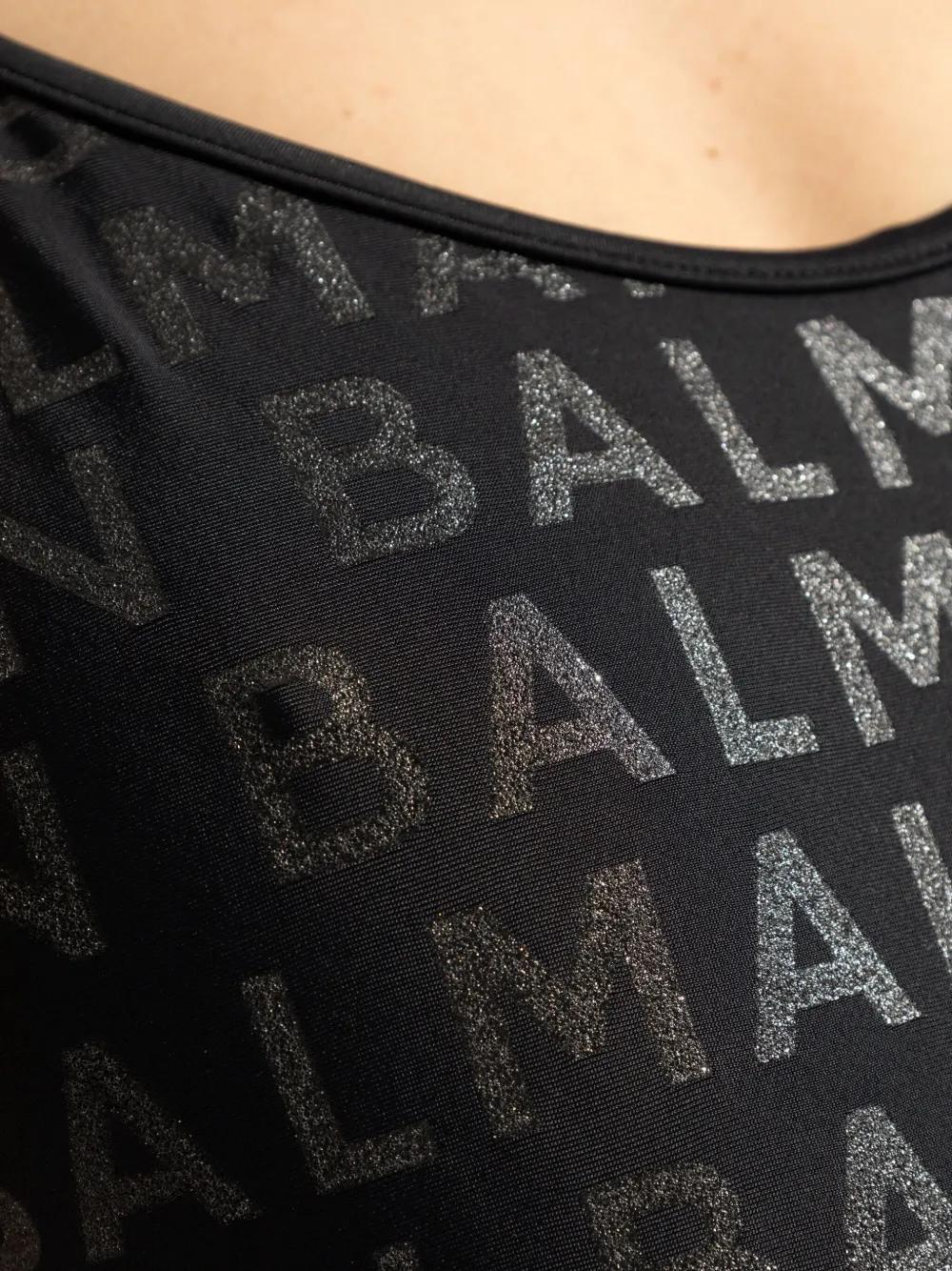 logo-print swimsuit Product Image