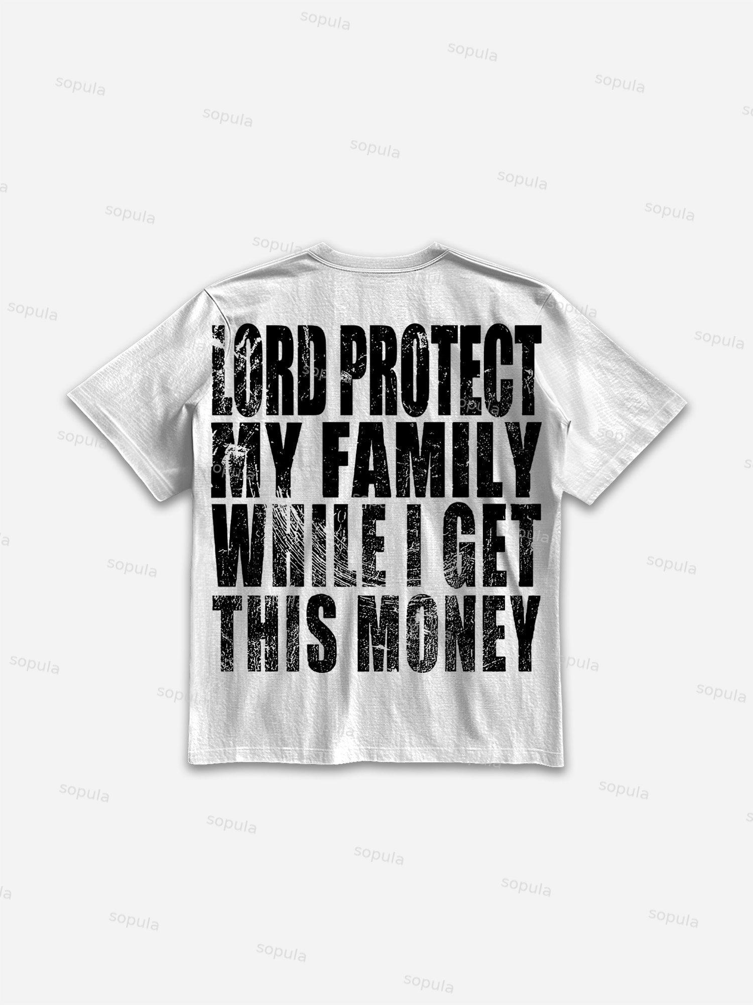 Sopula Vingate Get Rich Abstract Portrait Graphics Cotton T-Shirt Product Image