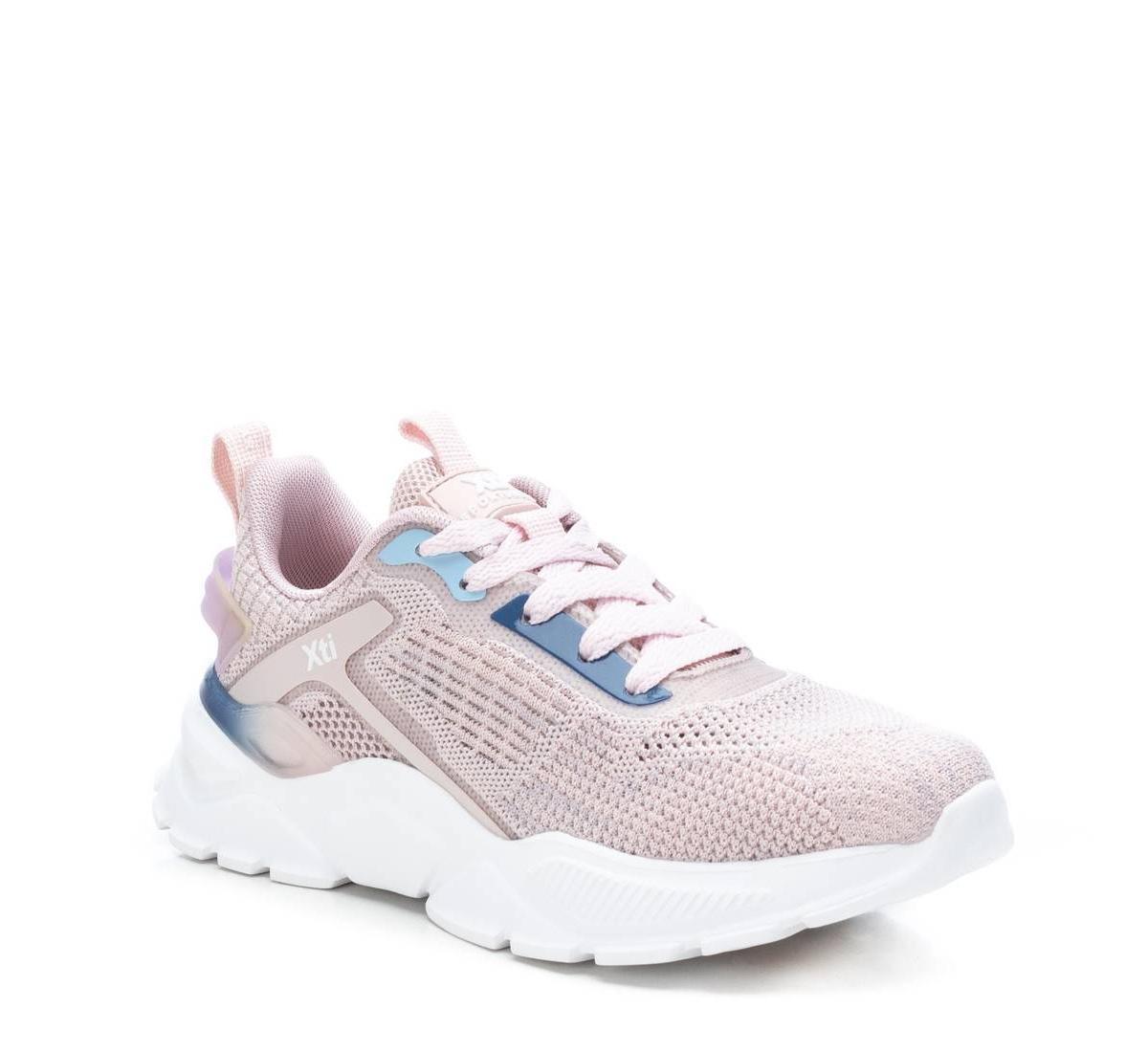 Xti Womens Lace-Up Sneakers Nude Product Image