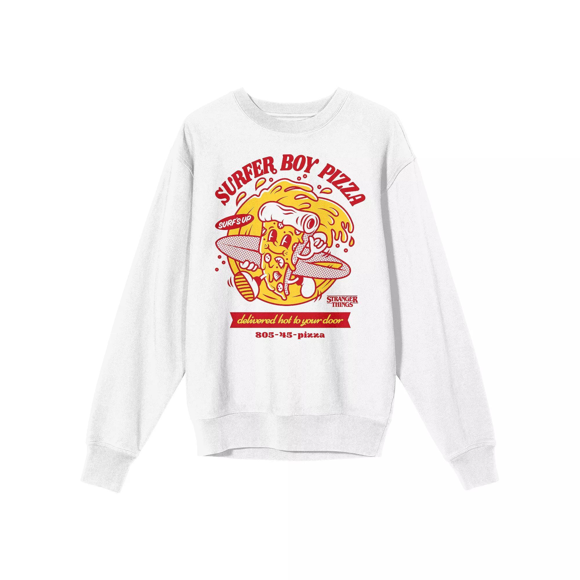 Men's Stranger Things Surfer Boy Long Sleeve Graphic Tee, Size: Small, Black Product Image