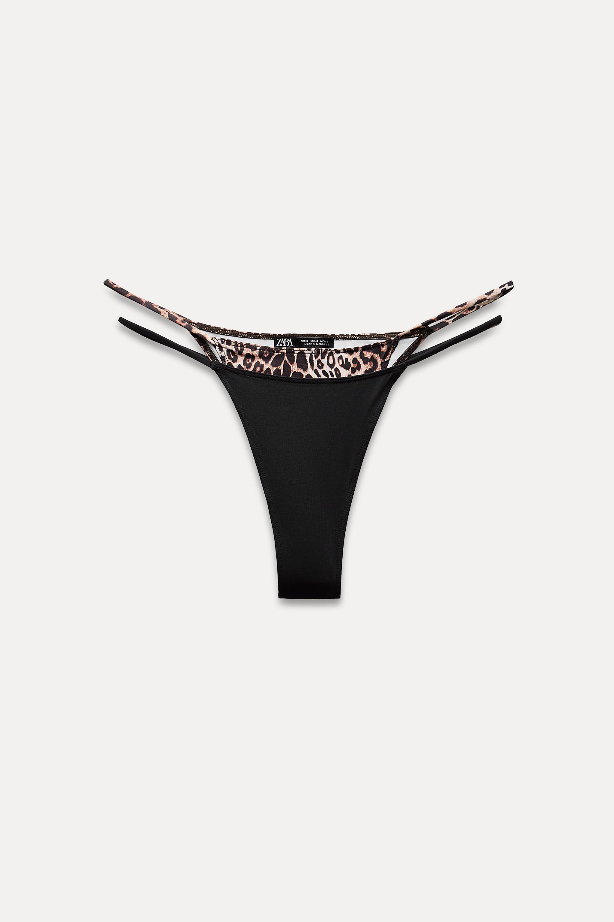 ANIMAL PRINT DOUBLE BIKINI BOTTOMS Product Image