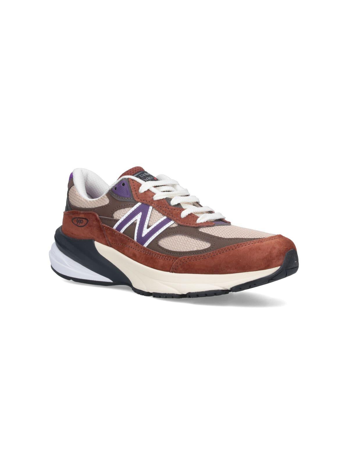 NEW BALANCE "990v6" Sneakers In Brown Product Image