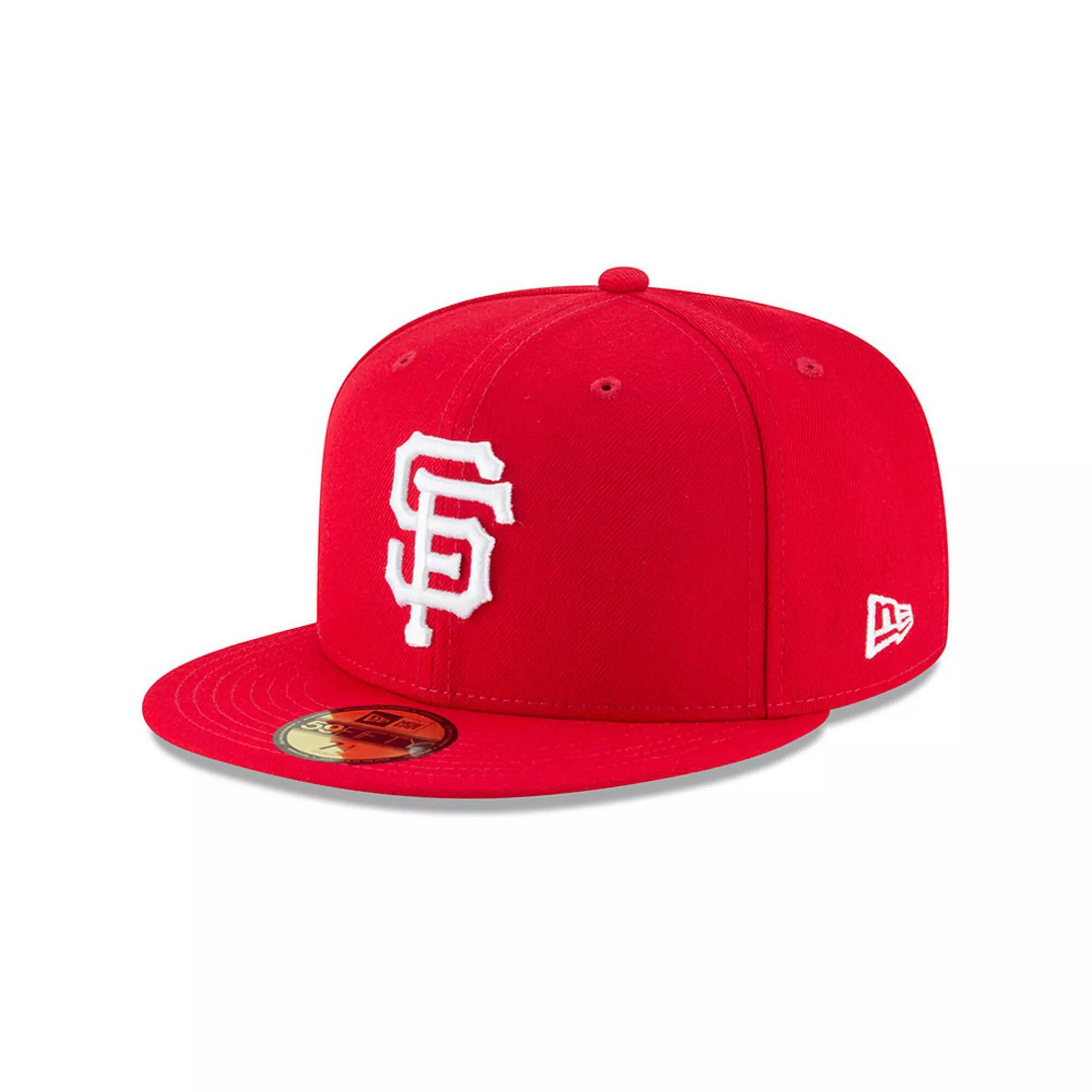 Men's New Era Red San Francisco Giants Fashion Color Basic 59FIFTY Fitted Hat,  Product Image