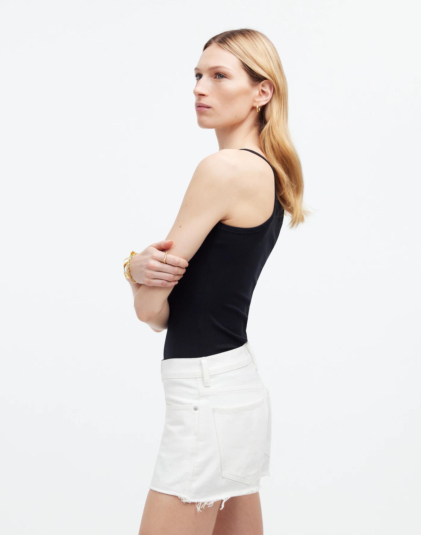 Low-Rise Boyfriend Shorts Product Image