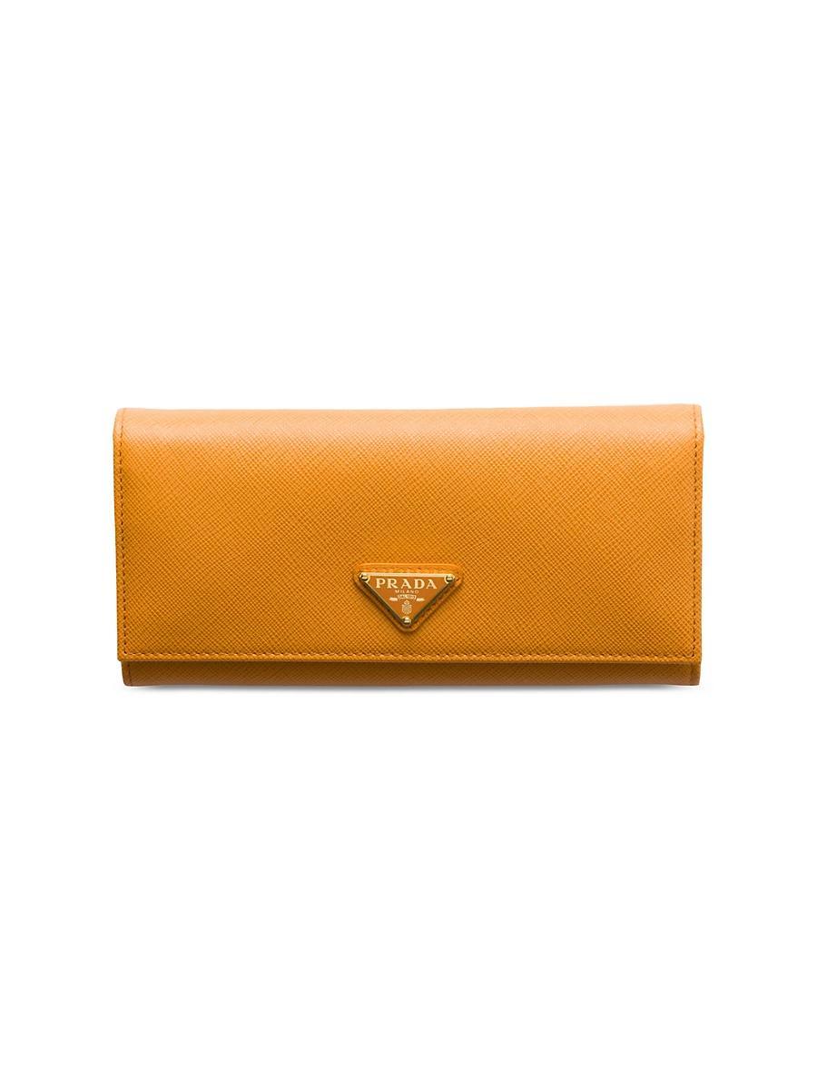 Womens Large Saffiano Leather Wallet Product Image