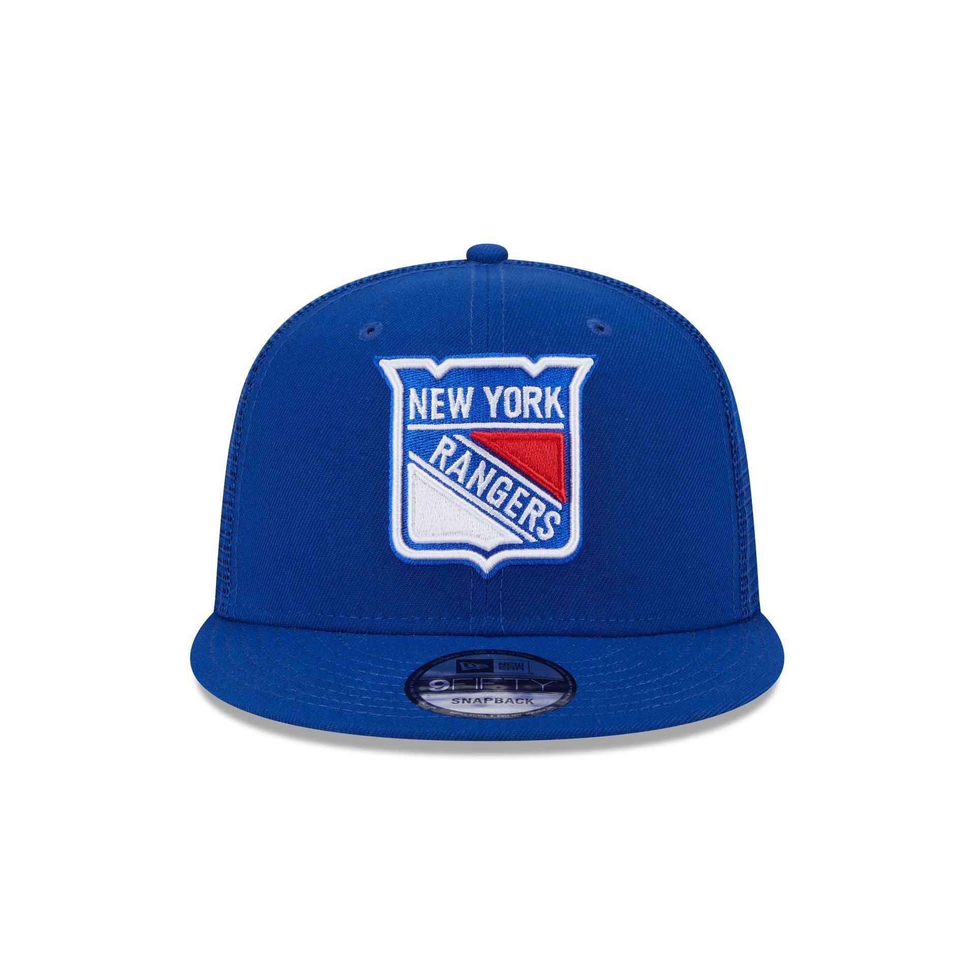 New York Rangers Team Tag 9FIFTY Trucker Hat Male Product Image