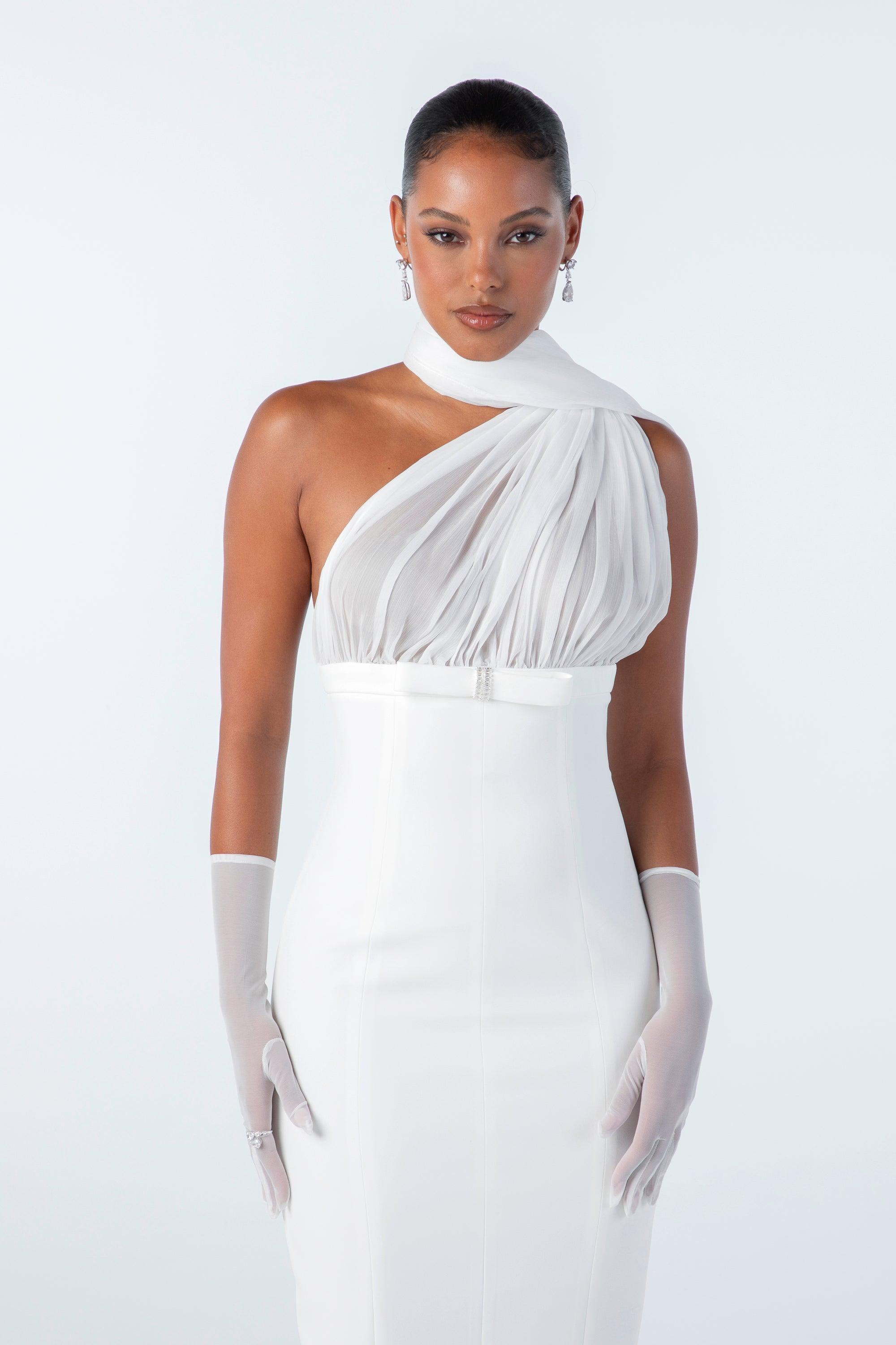 Camella Dress (White) (Final Sale) Product Image