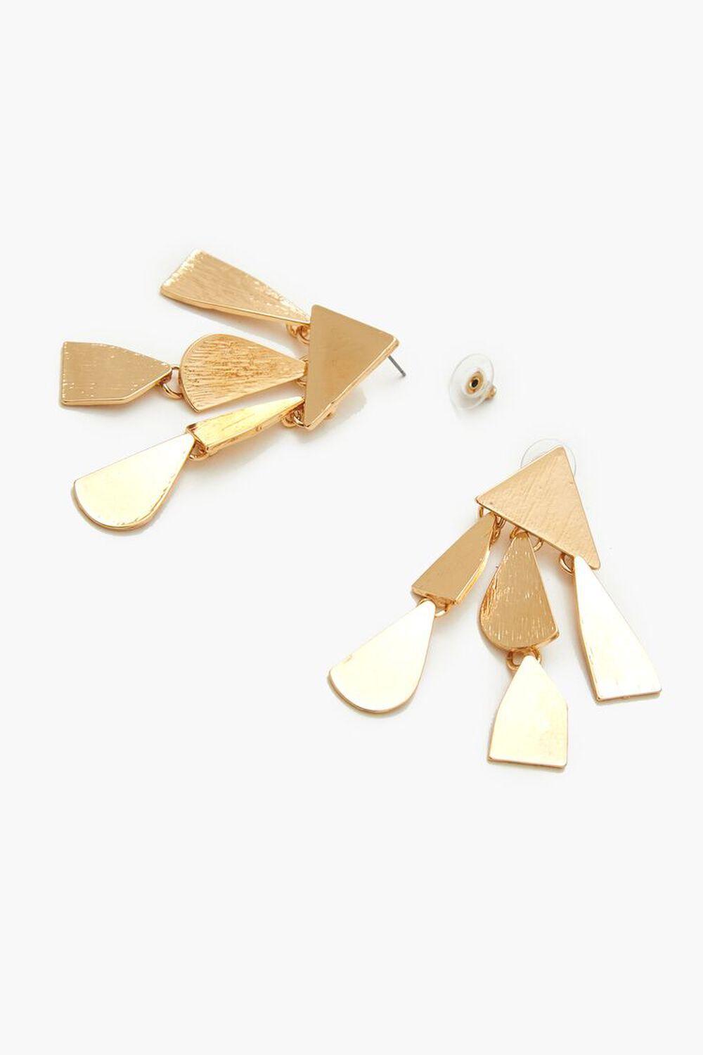 Tiered Geo Drop Earrings | Forever 21 Product Image