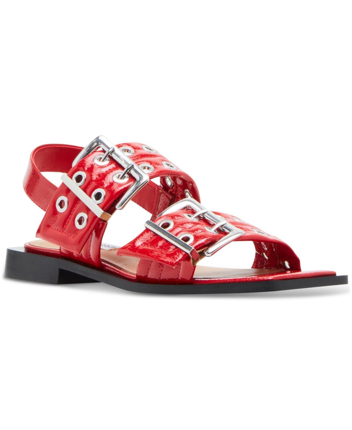 Steve Madden Sandria Patent) Women's Sandals Product Image