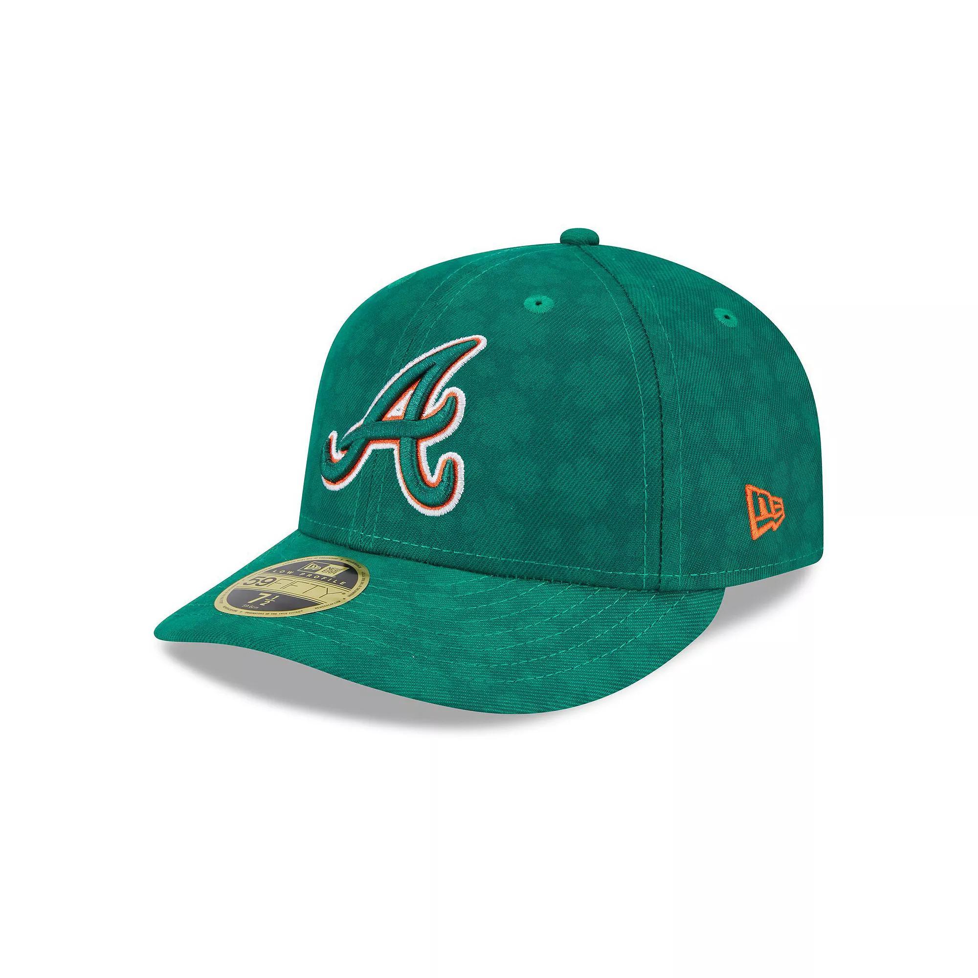 Men's New Era Kelly Green Atlanta Braves St. Patrick's Day Low Profile 59FIFTY Fitted Hat,  Product Image