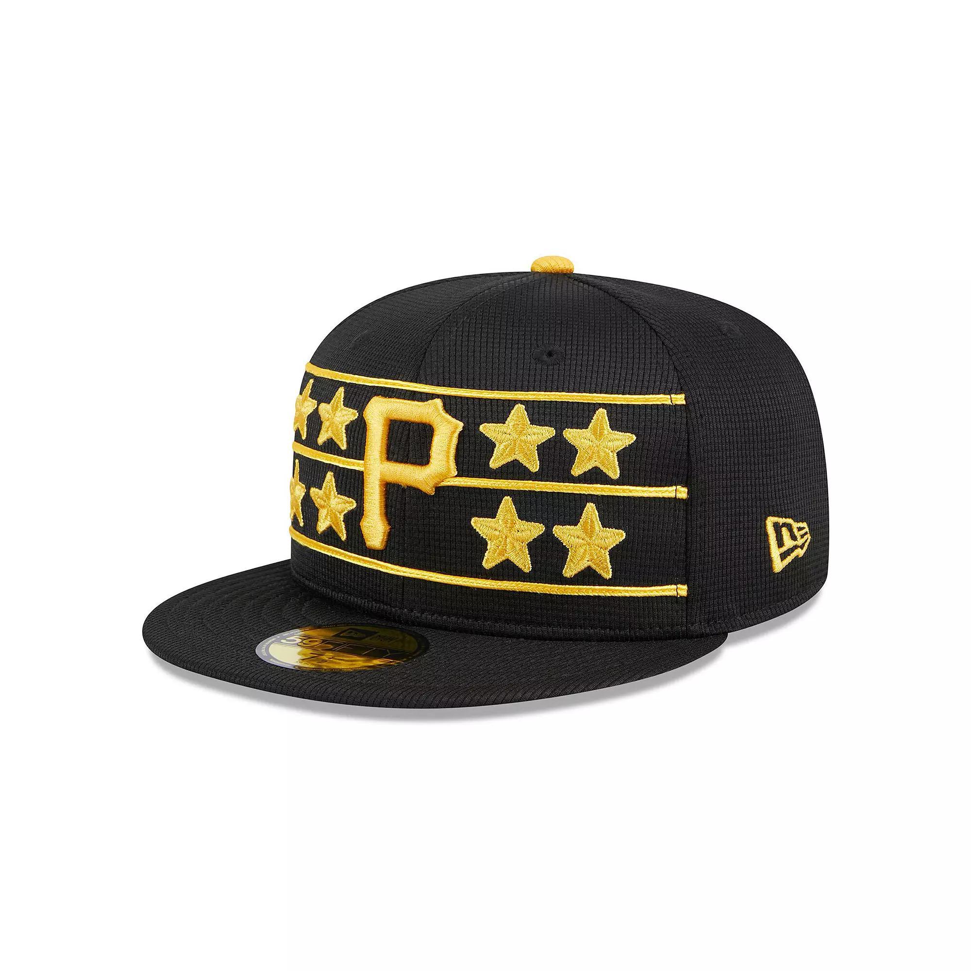 Men's New Era Black Pittsburgh Pirates 2024 Batting Practice 59FIFTY Fitted Hat,  Product Image