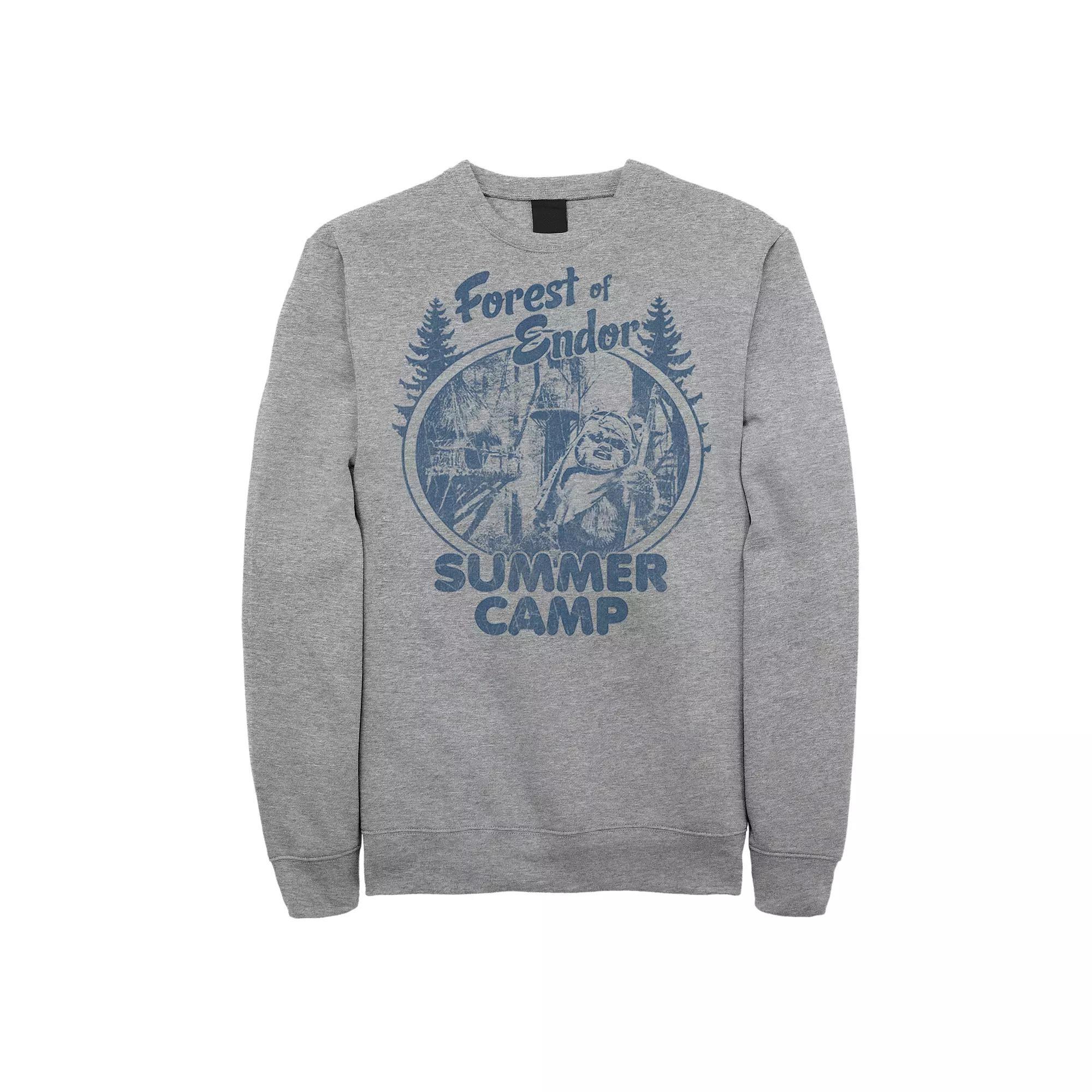 Men's Star Wars Endor Camp Sweatshirt, Size: XL, Athletic Grey Product Image