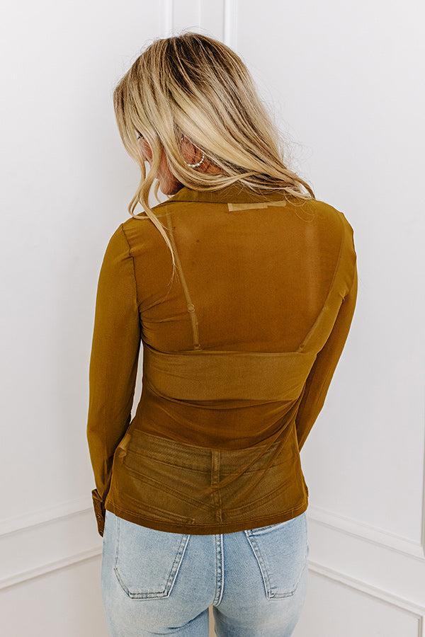 Beloved Memories Mesh Button Up Product Image