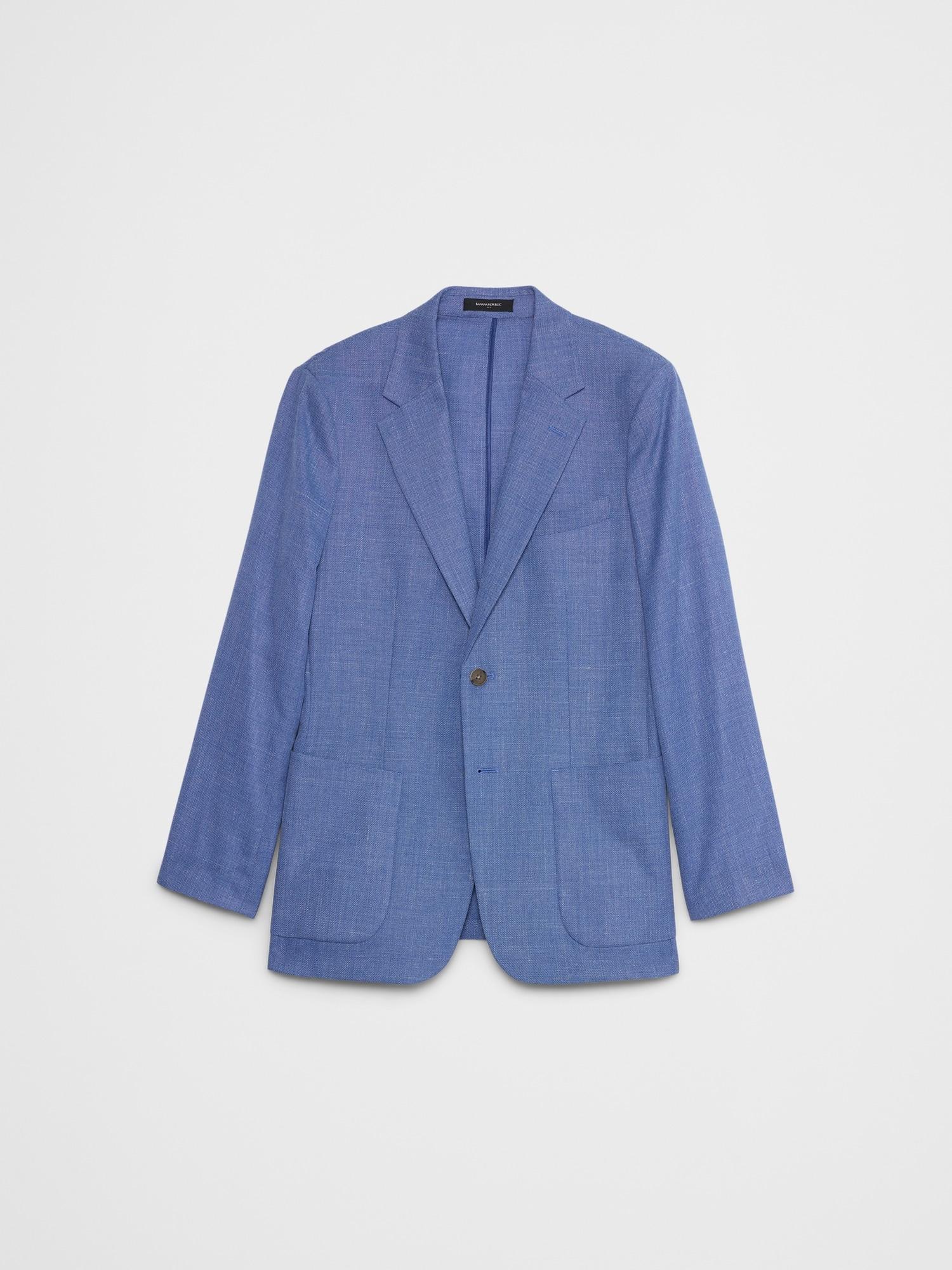Tailored-Fit Textured Jacket Product Image
